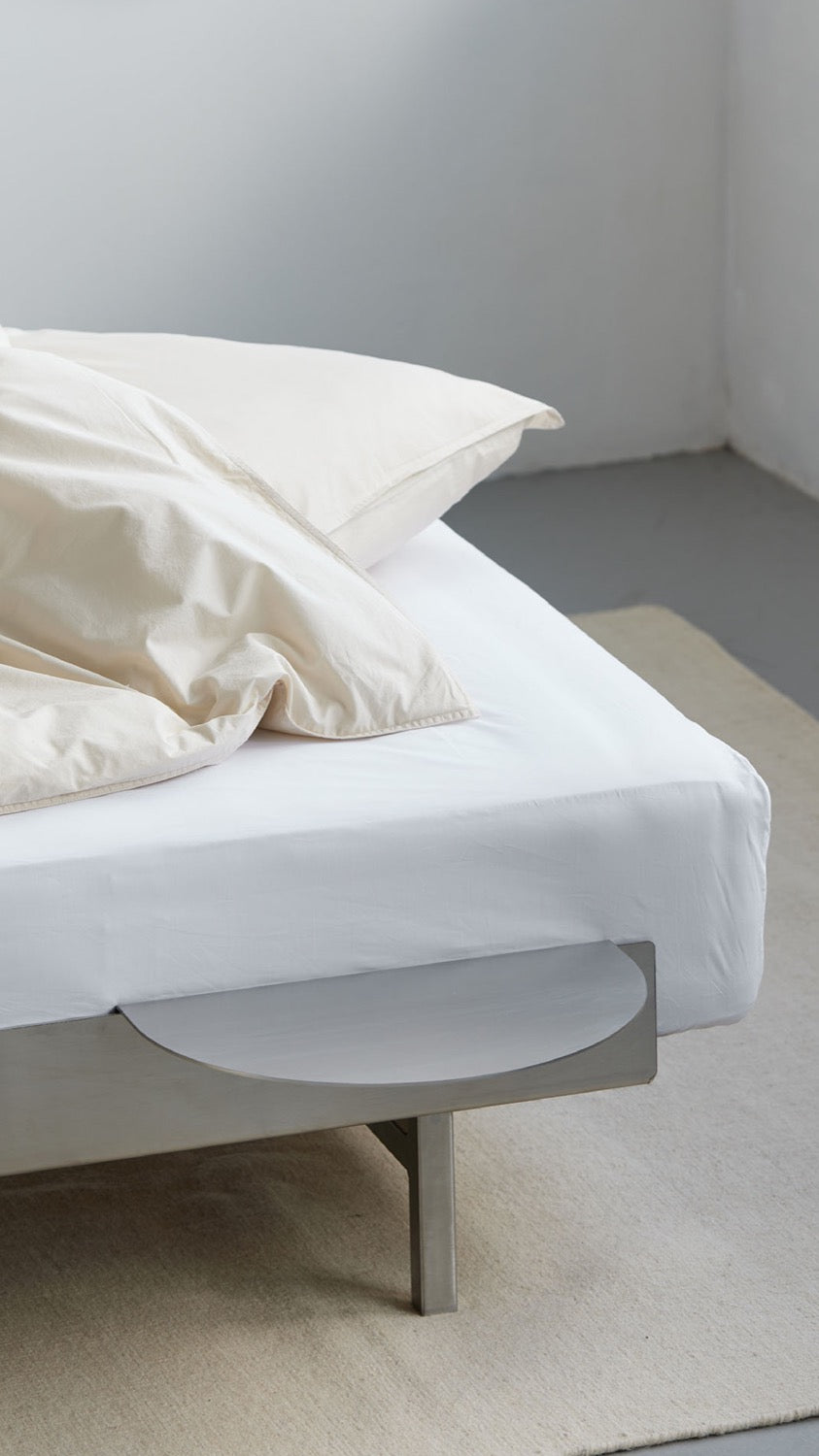 Moebe Extendable Bed 90-180cm – Stainless Steel – view 9