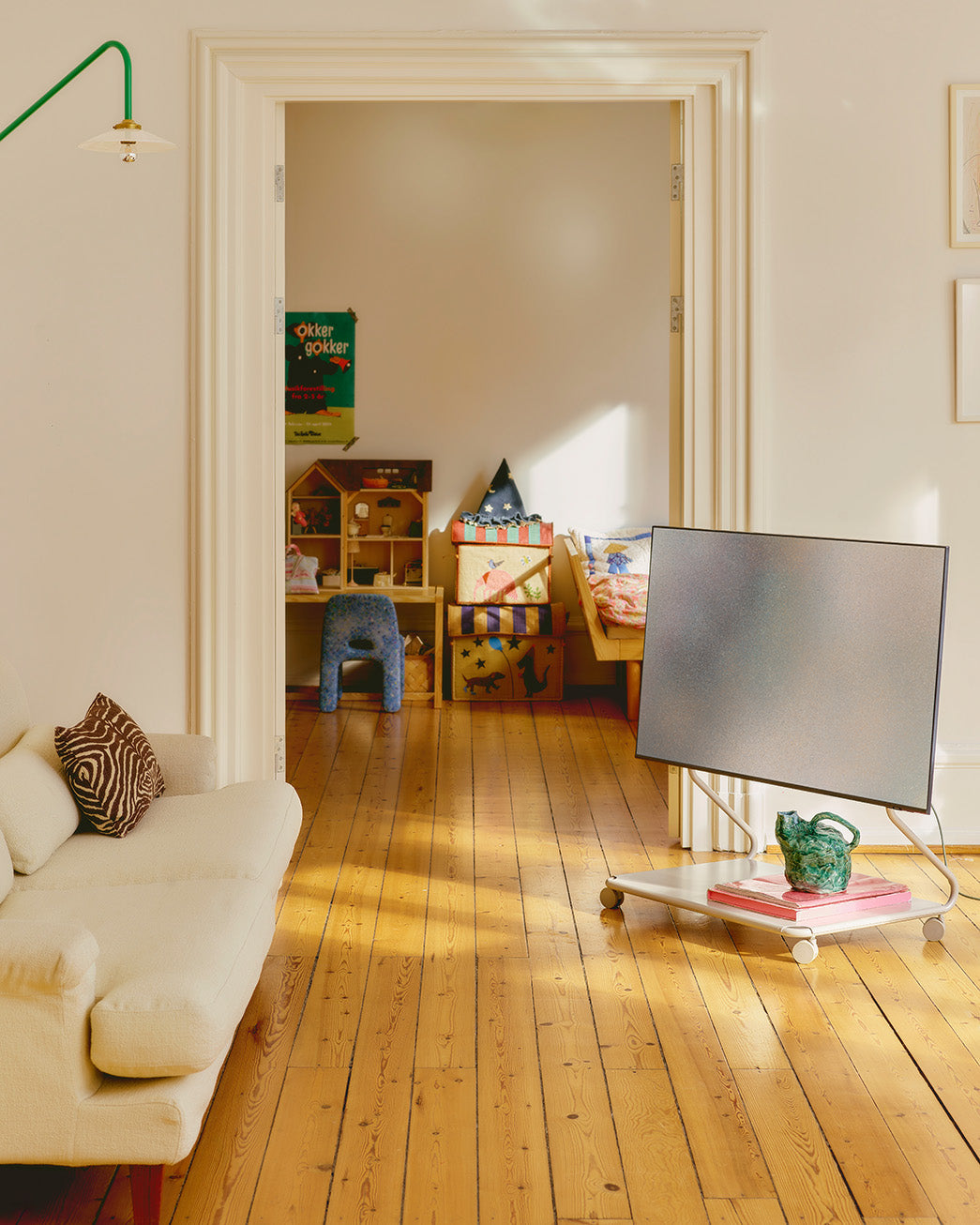 Disco TV Stand - Oat