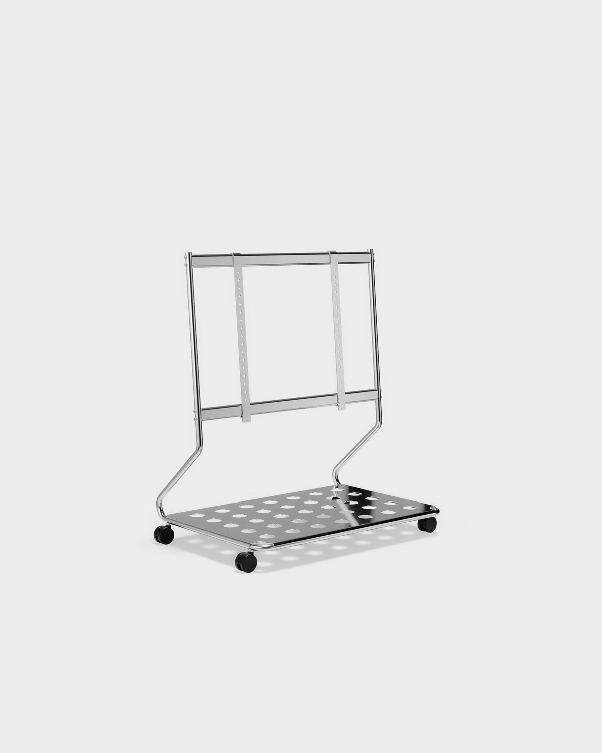 Disco TV Stand - Chrome – Pedestal – view 3