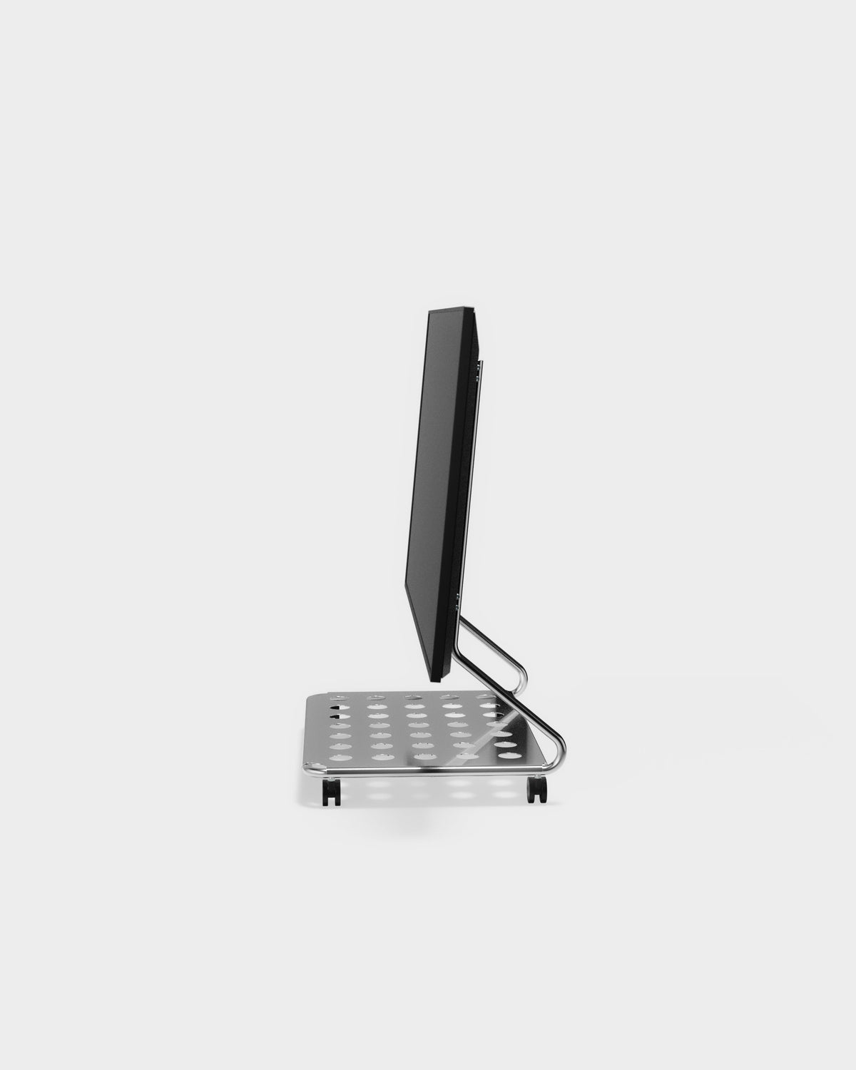 Disco TV Stand - Chrome – Pedestal – view 6