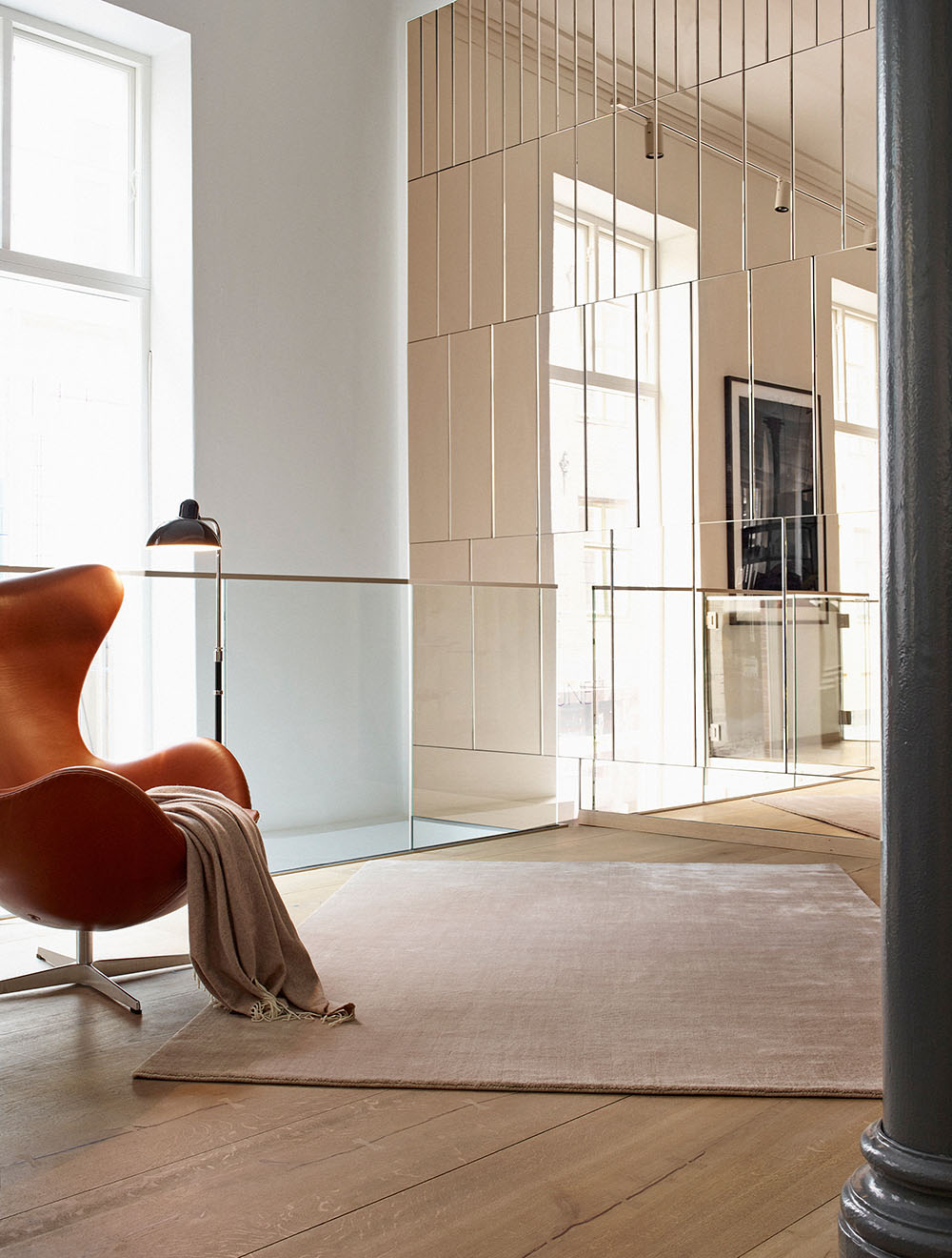 Nougat Rose - Earth Bamboo Rug