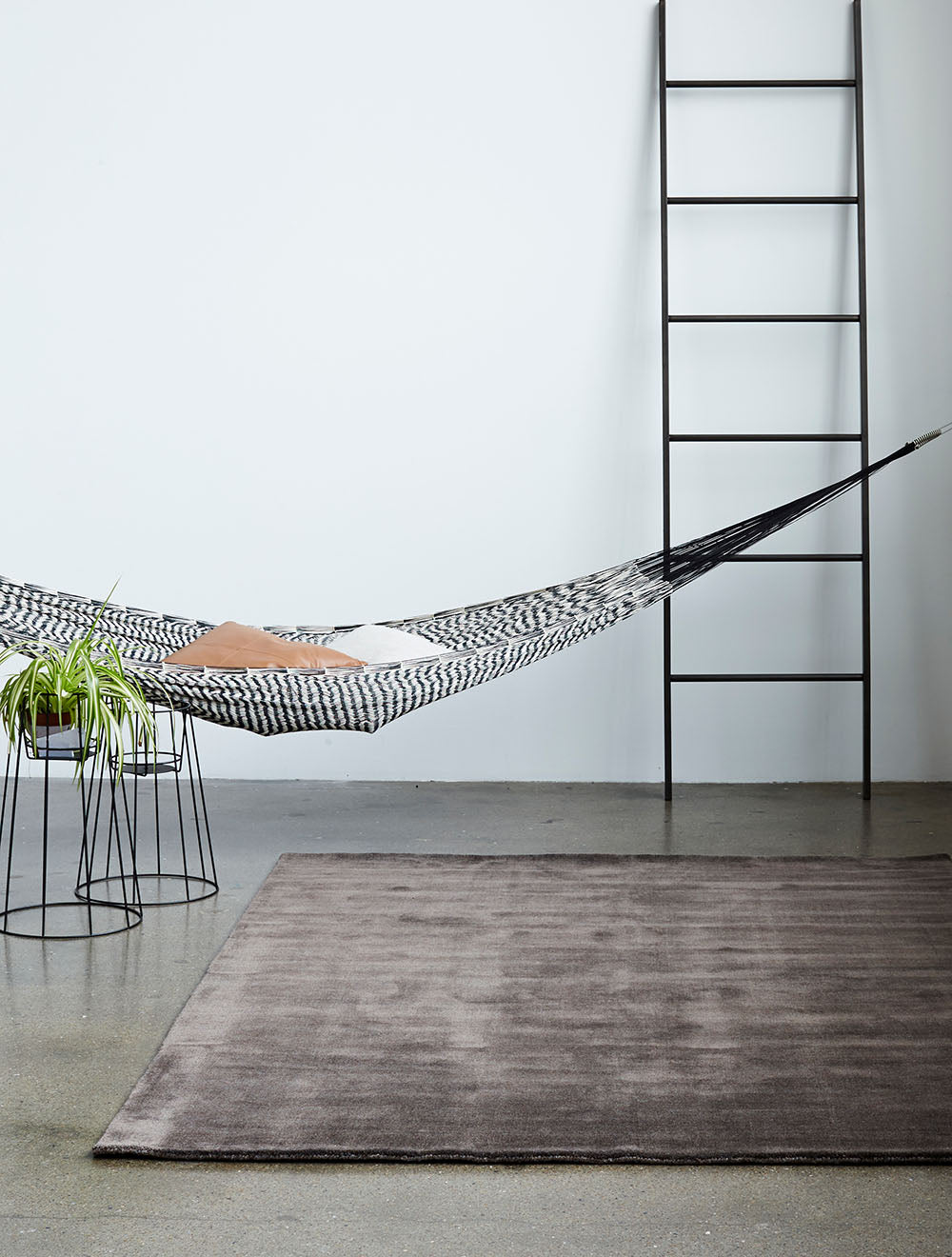 Warm Grey - Earth Bamboo Rug