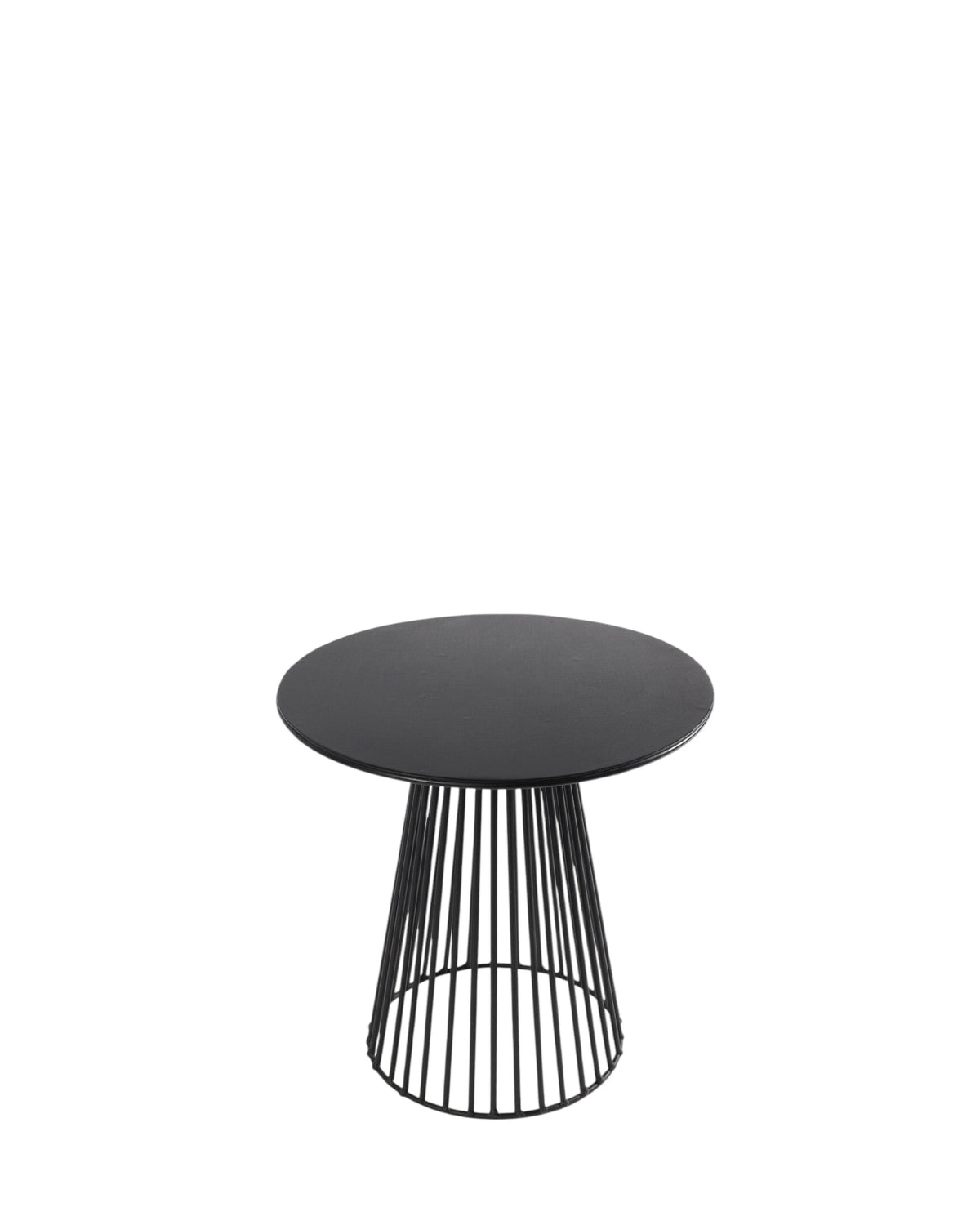 Bistrotisch Garbo 30 rund Schwarz Metal Sculptures – Serax