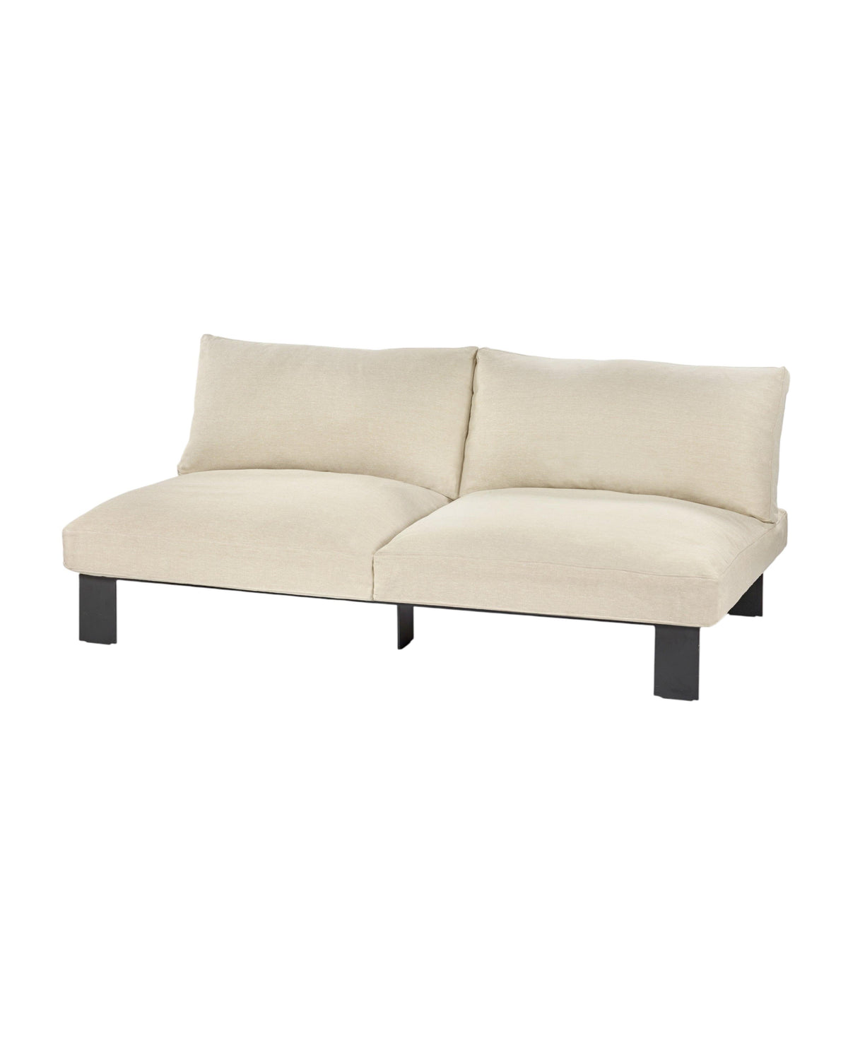 Bench Two Seater incl. Cushion Outdoor Beige – Serax