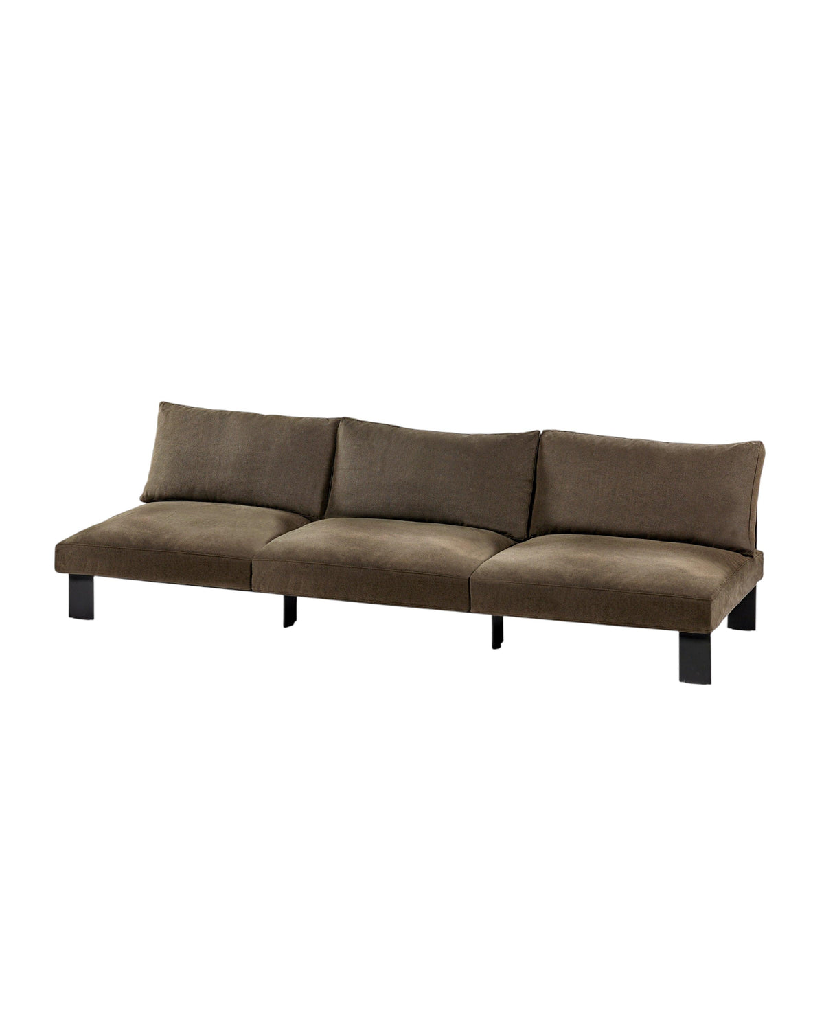 Bench Three Seater incl. Cushion Indoor Sepia – Serax