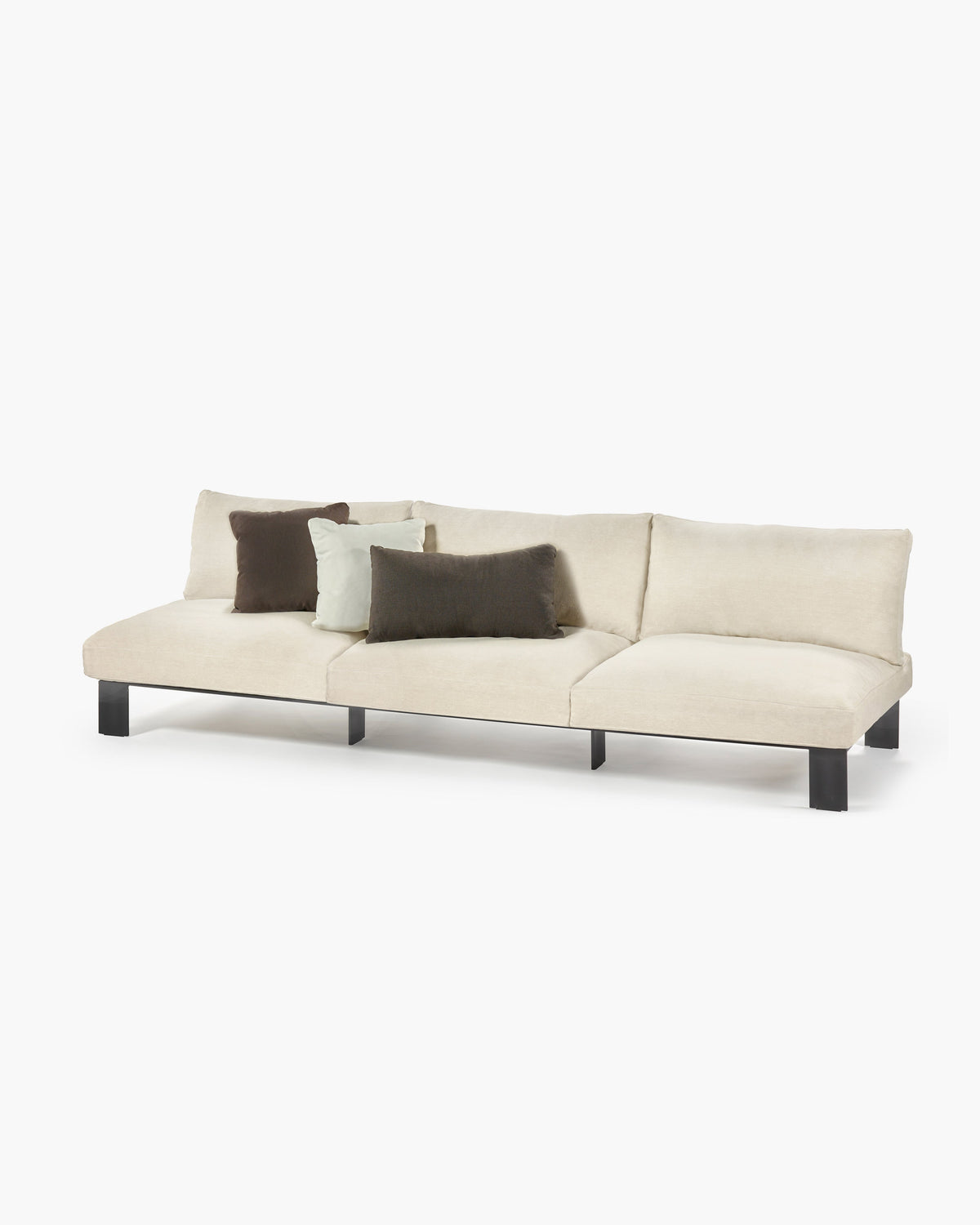 Bench Three Seater incl. Cushion Outdoor Beige – Serax – view 4