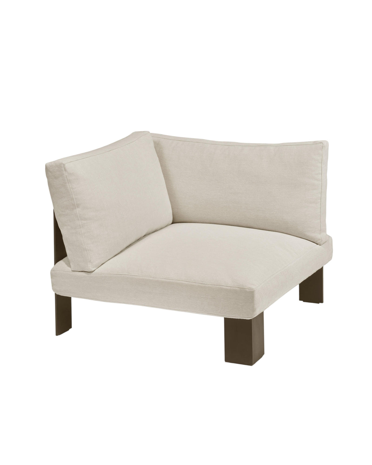 Bench Corner Seat incl. Cushion Outdoor Beige – Serax