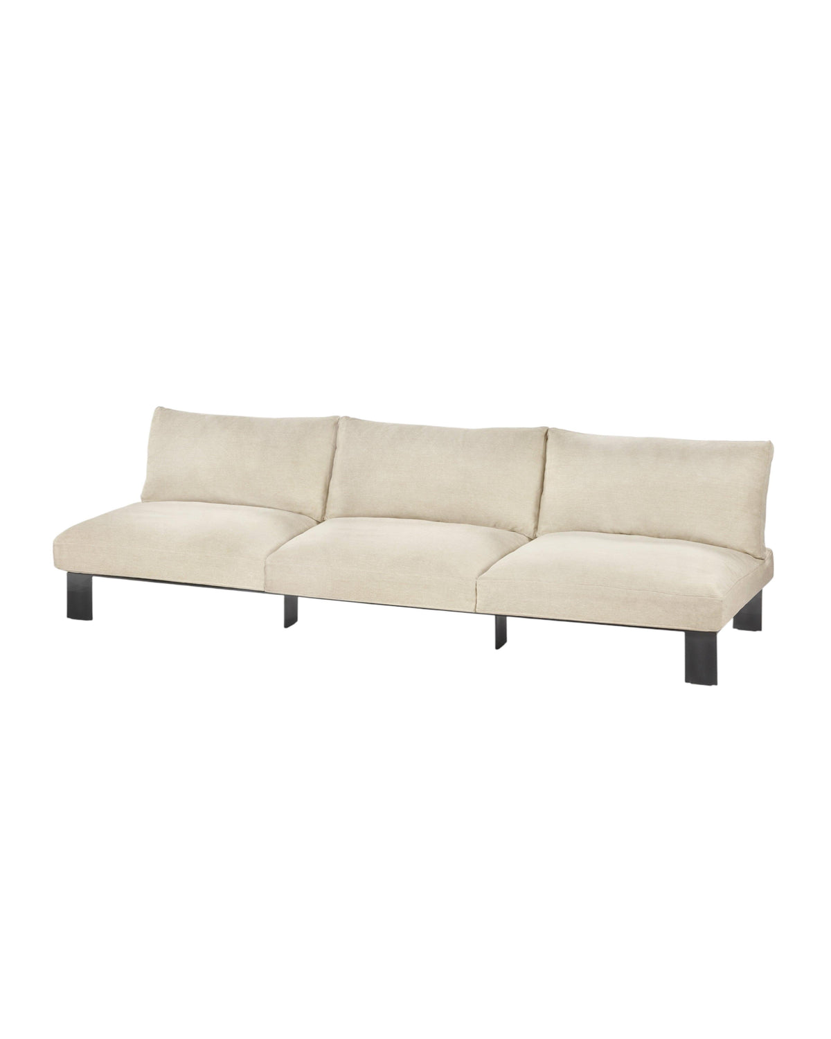 Bench Three Seater incl. Cushion Indoor Sand – Serax