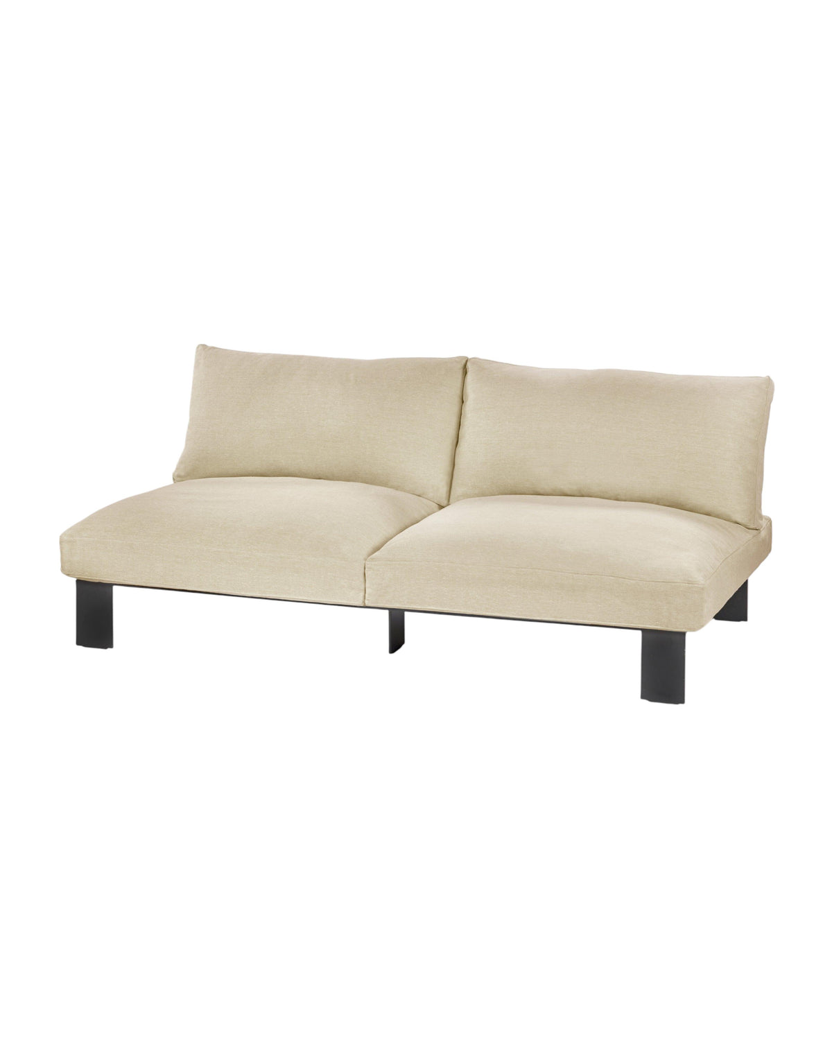 Bench Two Seater incl. Cushion Indoor Natural – Serax
