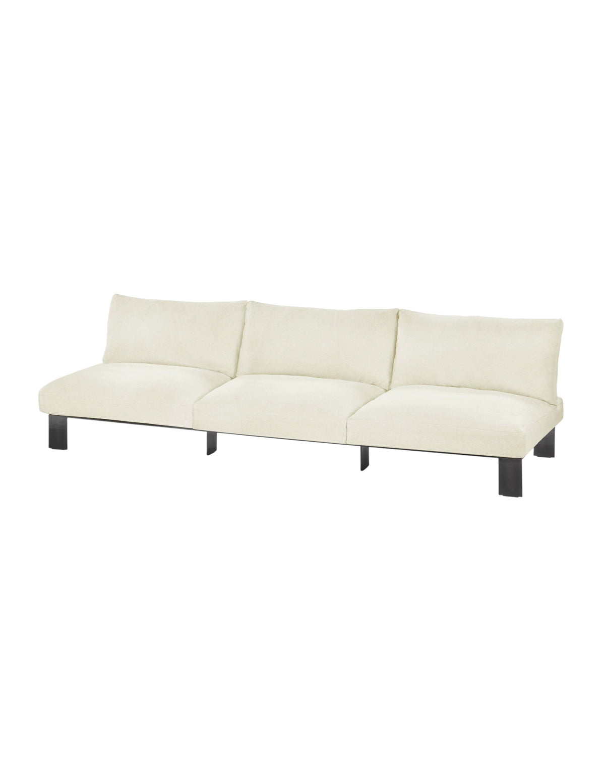 Bench Three Seater incl. Cushion Indoor White – Serax