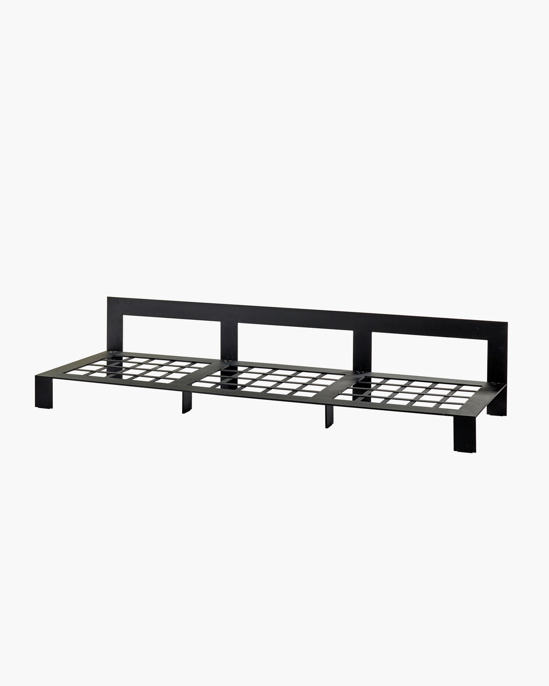 Bench Three Seater incl. Cushion Indoor White