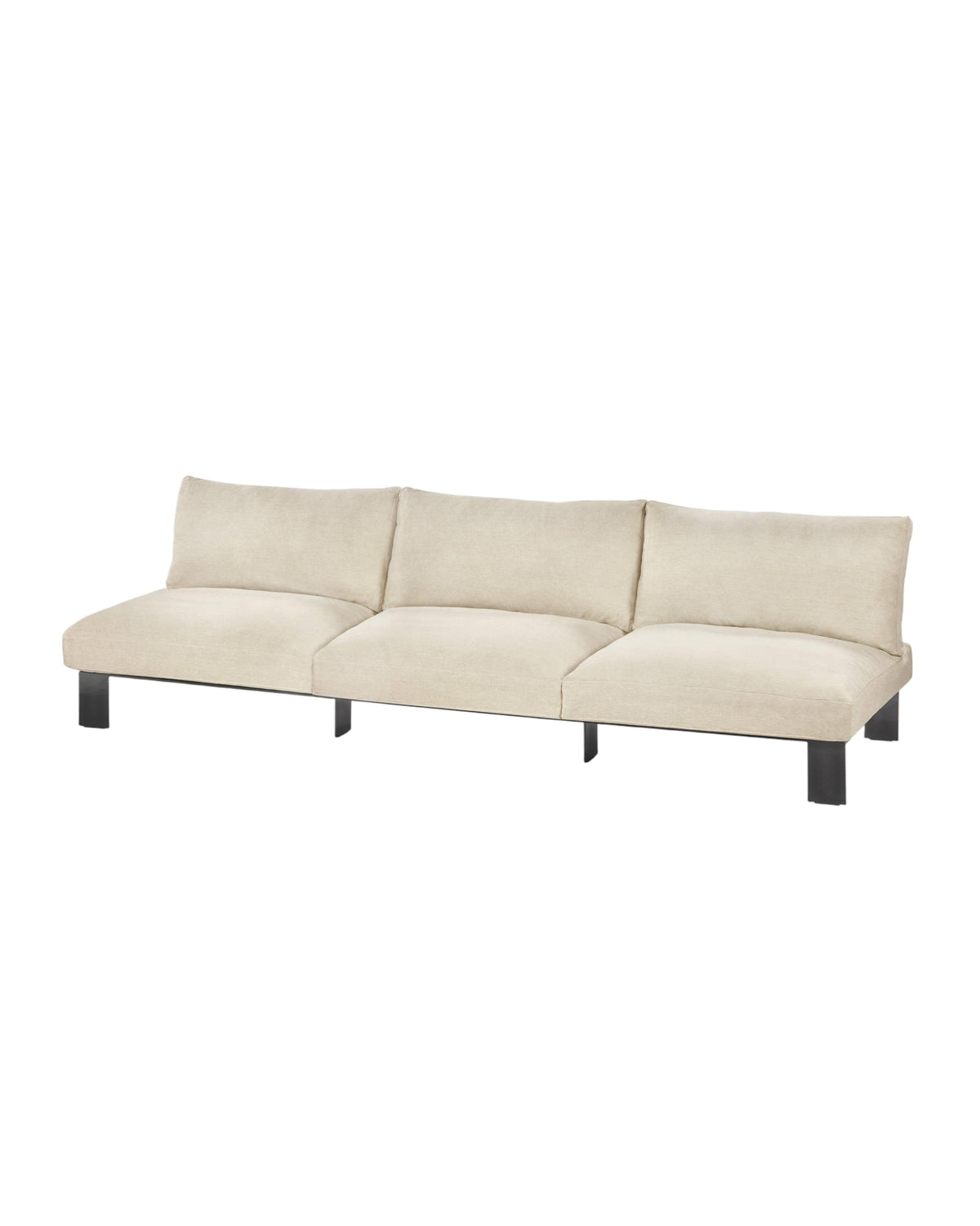 Bench Three Seater incl. Cushion Outdoor Chalk – Serax