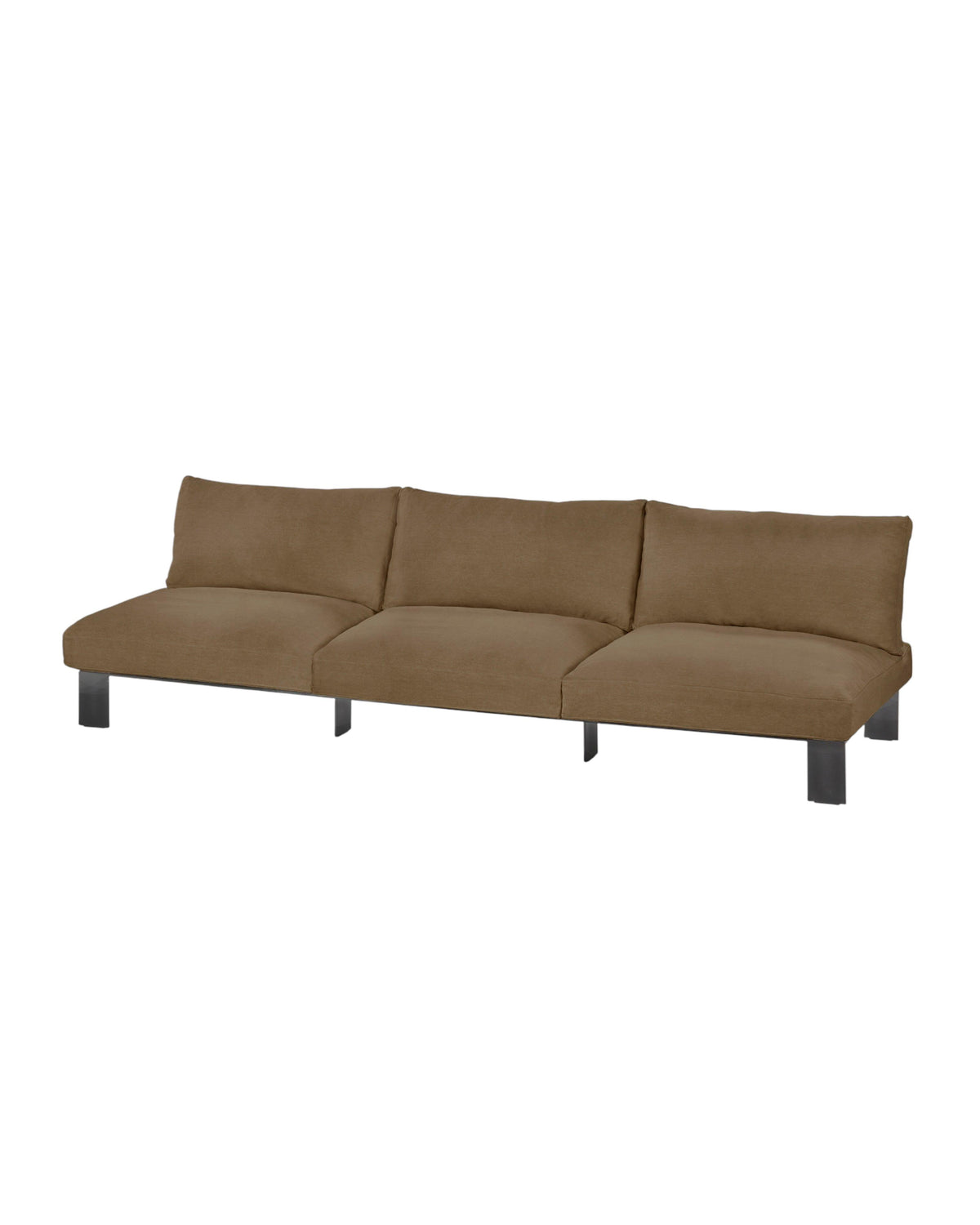 Bench Three Seater incl. Cushion Outdoor Camel – Serax