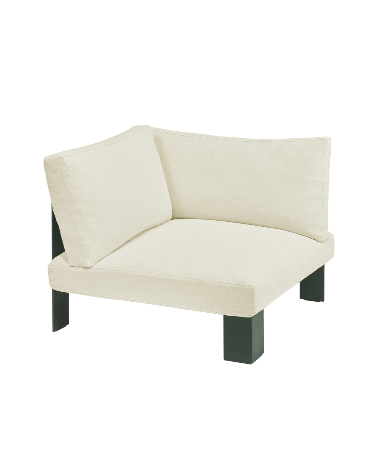 Bench Corner Seat incl. Cushion Indoor White – Serax
