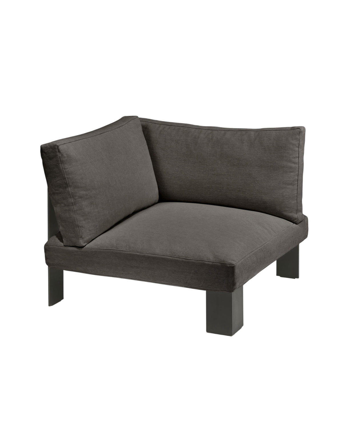 Bench Corner Seat incl. Cushion Indoor Grey – Serax