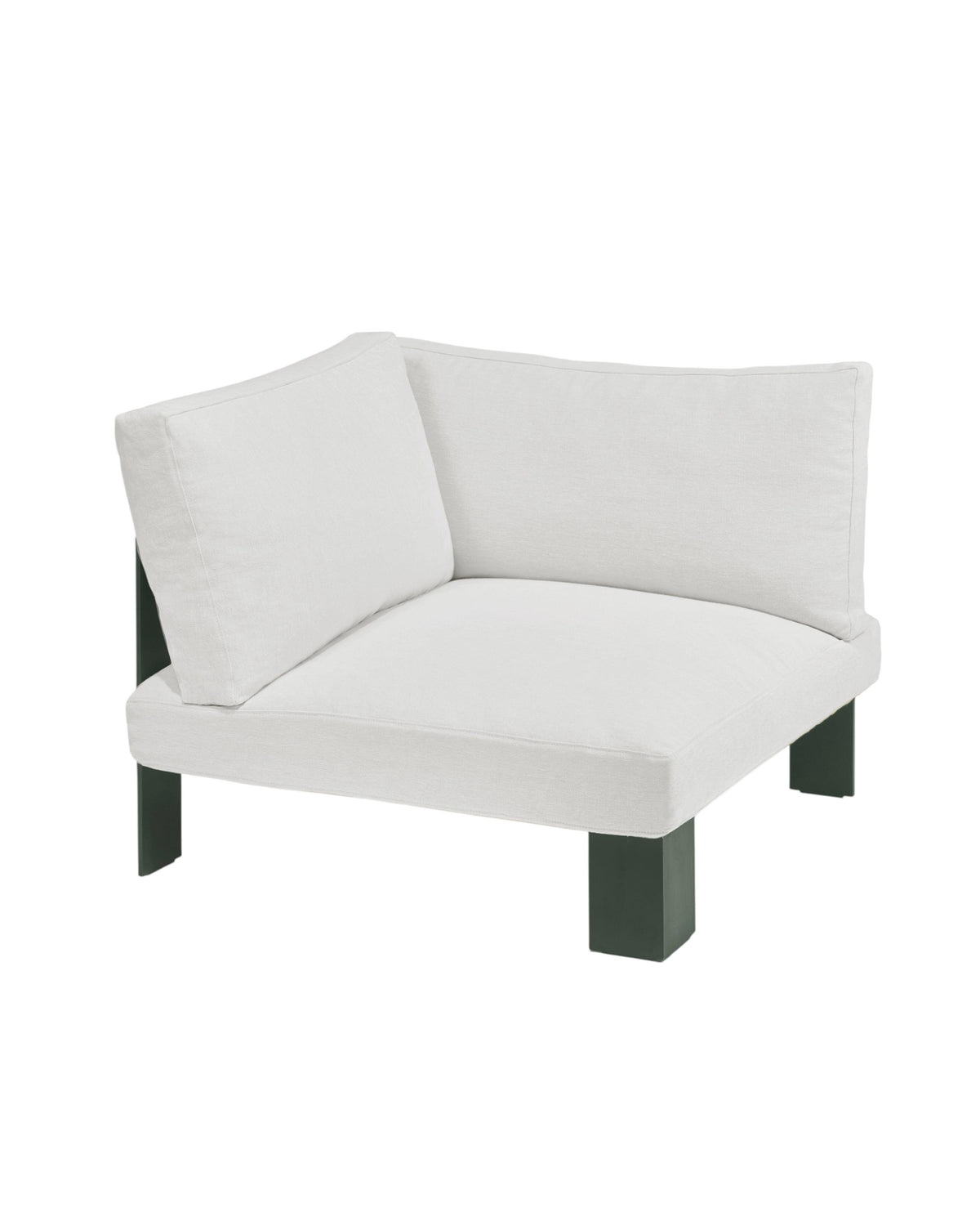Bench Corner Seat incl. Cushion Outdoor White – Serax