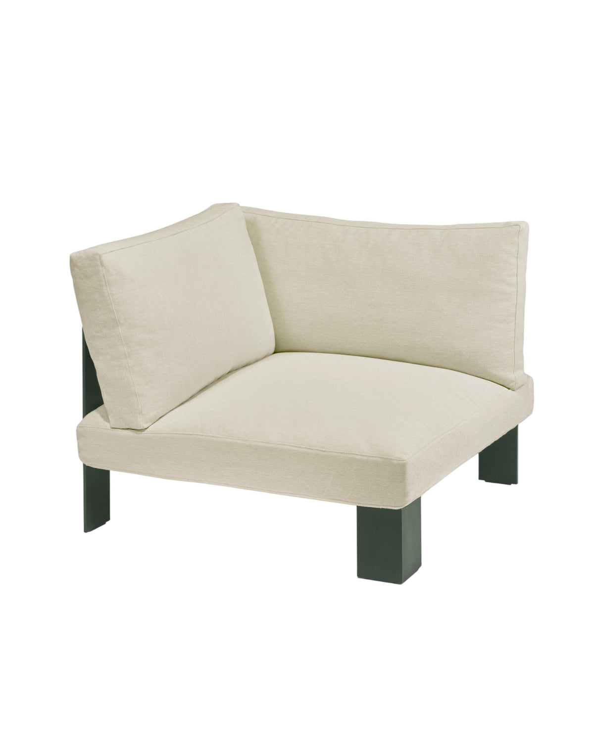 Bench Corner Seat incl. Cushion Outdoor Chalk – Serax