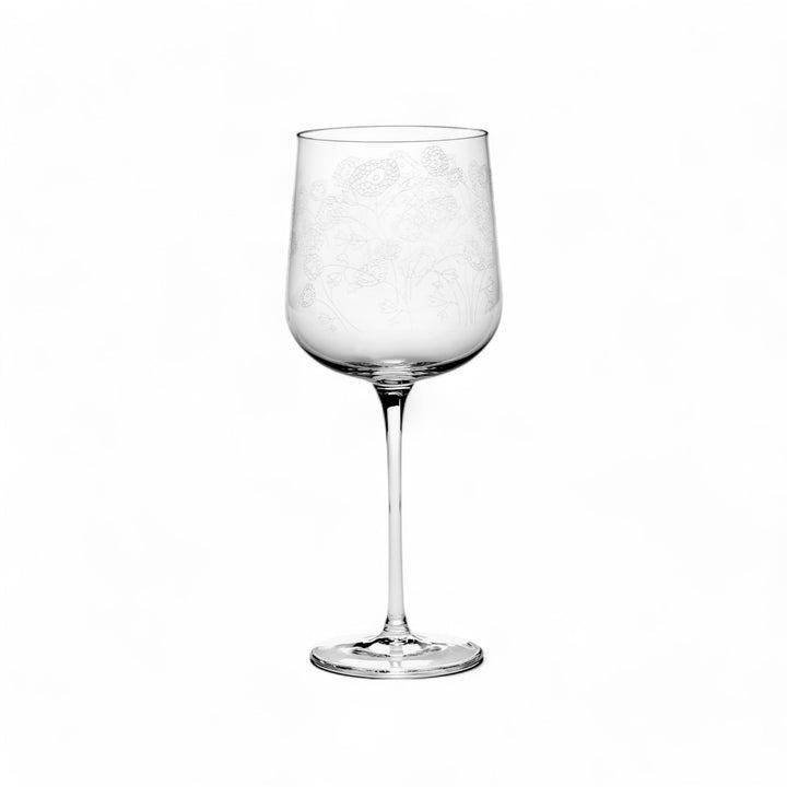 Red Wine Glass 4-Set Giftbox - Anemone Vaniglia Midnight Flowers – Serax x Marni