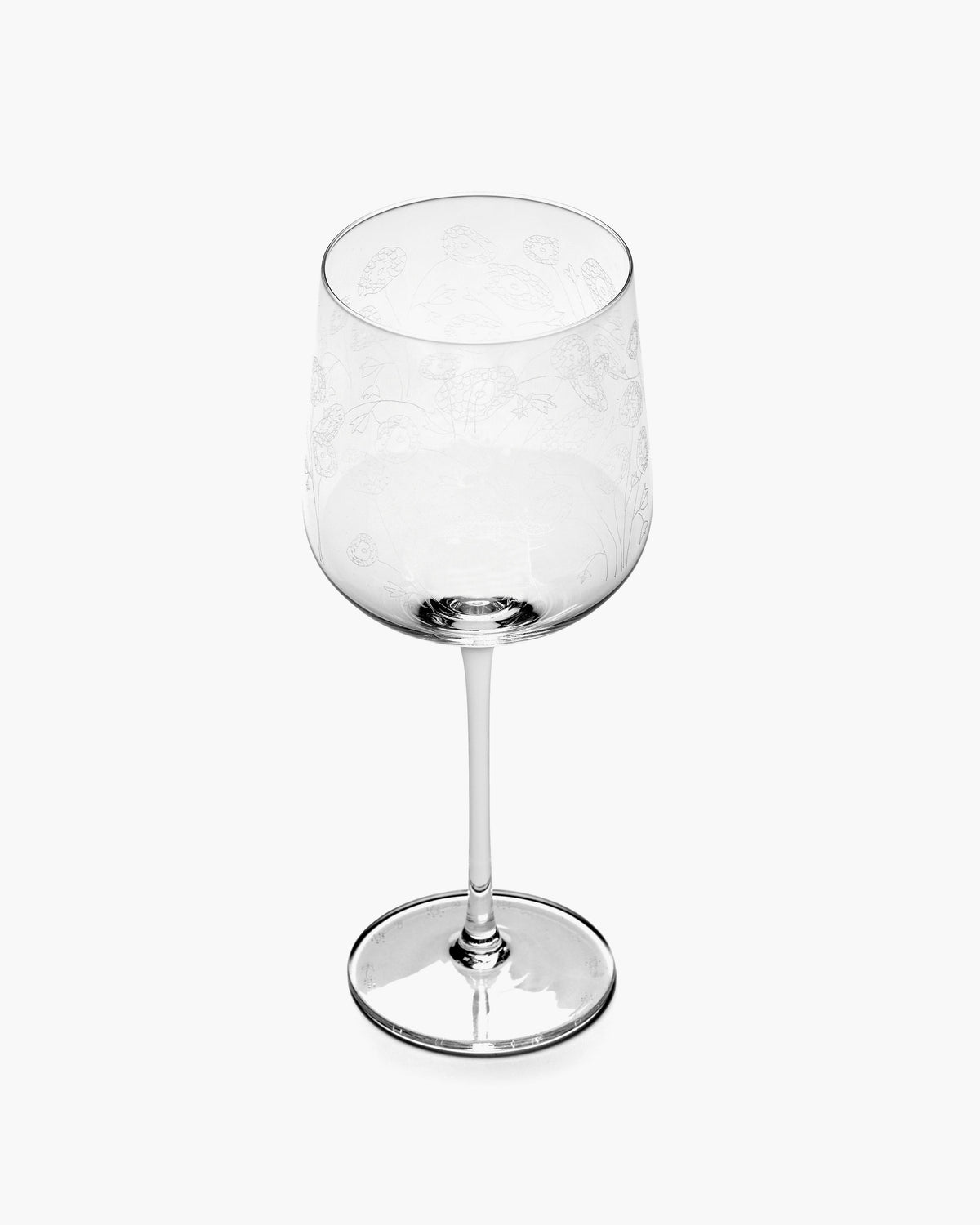 Red Wine Glass 4-Set Giftbox - Anemone Vaniglia Midnight Flowers – Serax x Marni – view 4