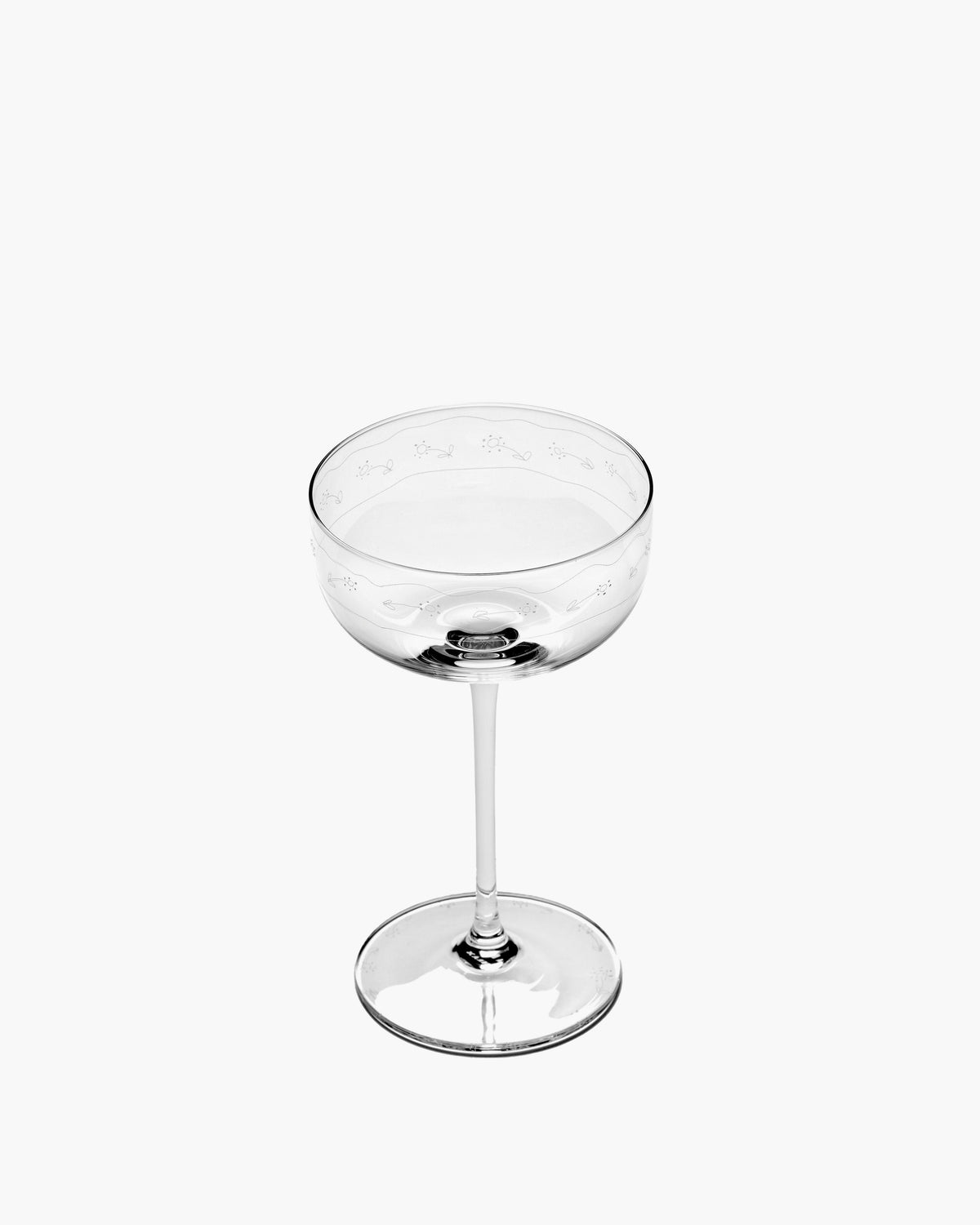 Champagne Coupe 4-Set Giftbox - Anemone Vaniglia Midnight Flowers – Serax x Marni – view 4