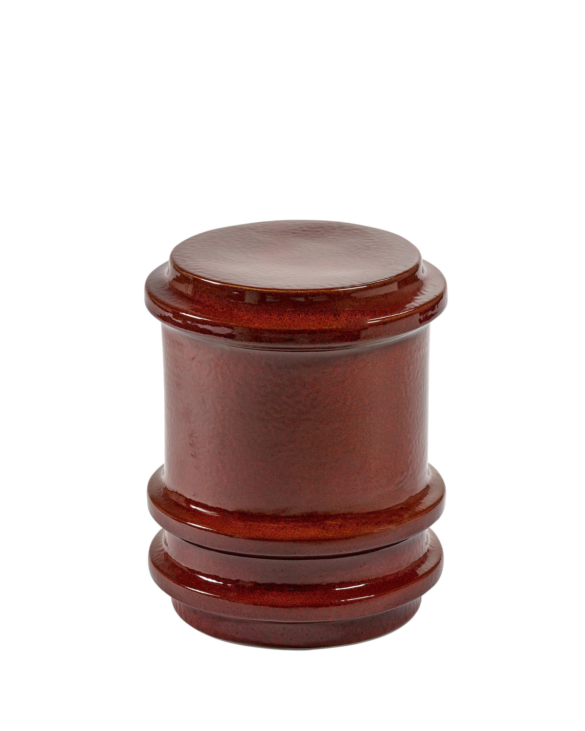 Side Table Dark Red Geometrical Pawn – Serax
