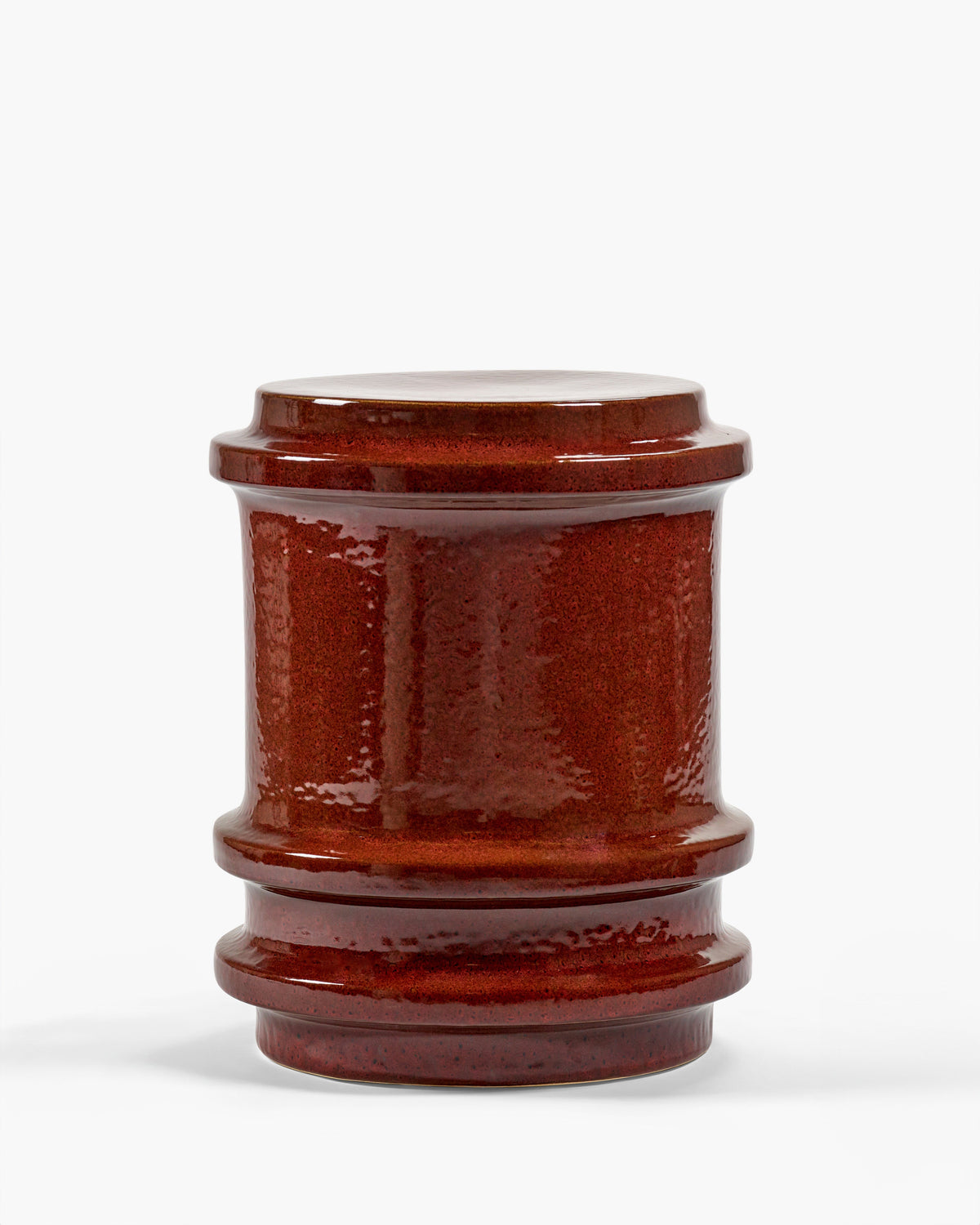 Side Table Dark Red Geometrical Pawn – Serax – view 3