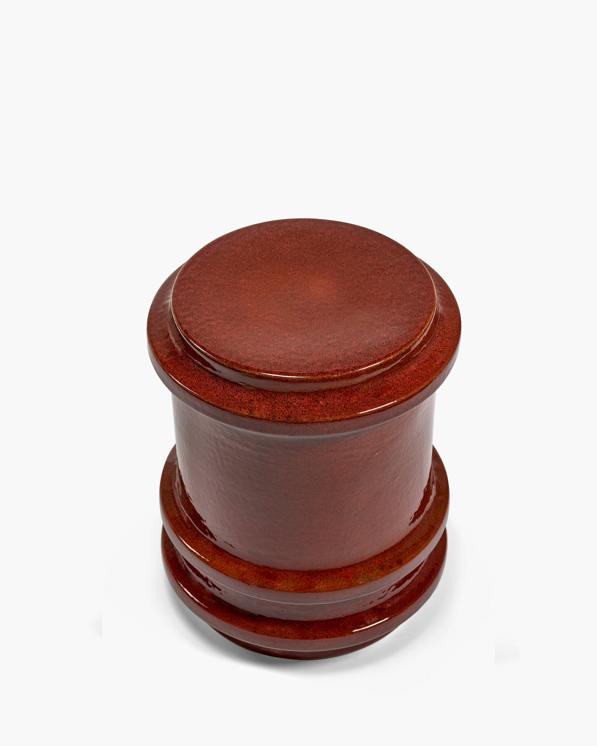 Side Table Dark Red Geometrical Pawn – Serax – view 4