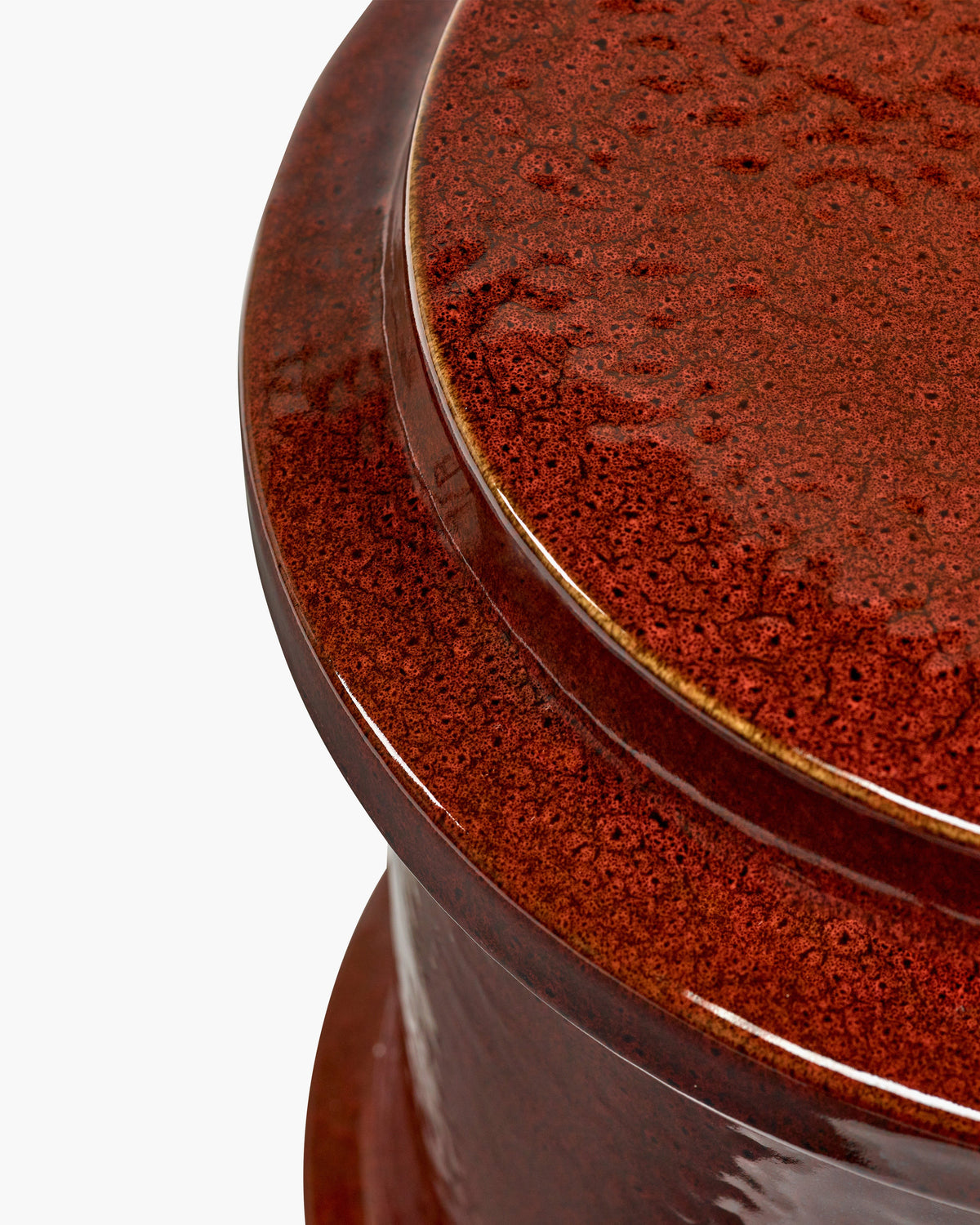 Side Table Dark Red Geometrical Pawn – Serax – view 5