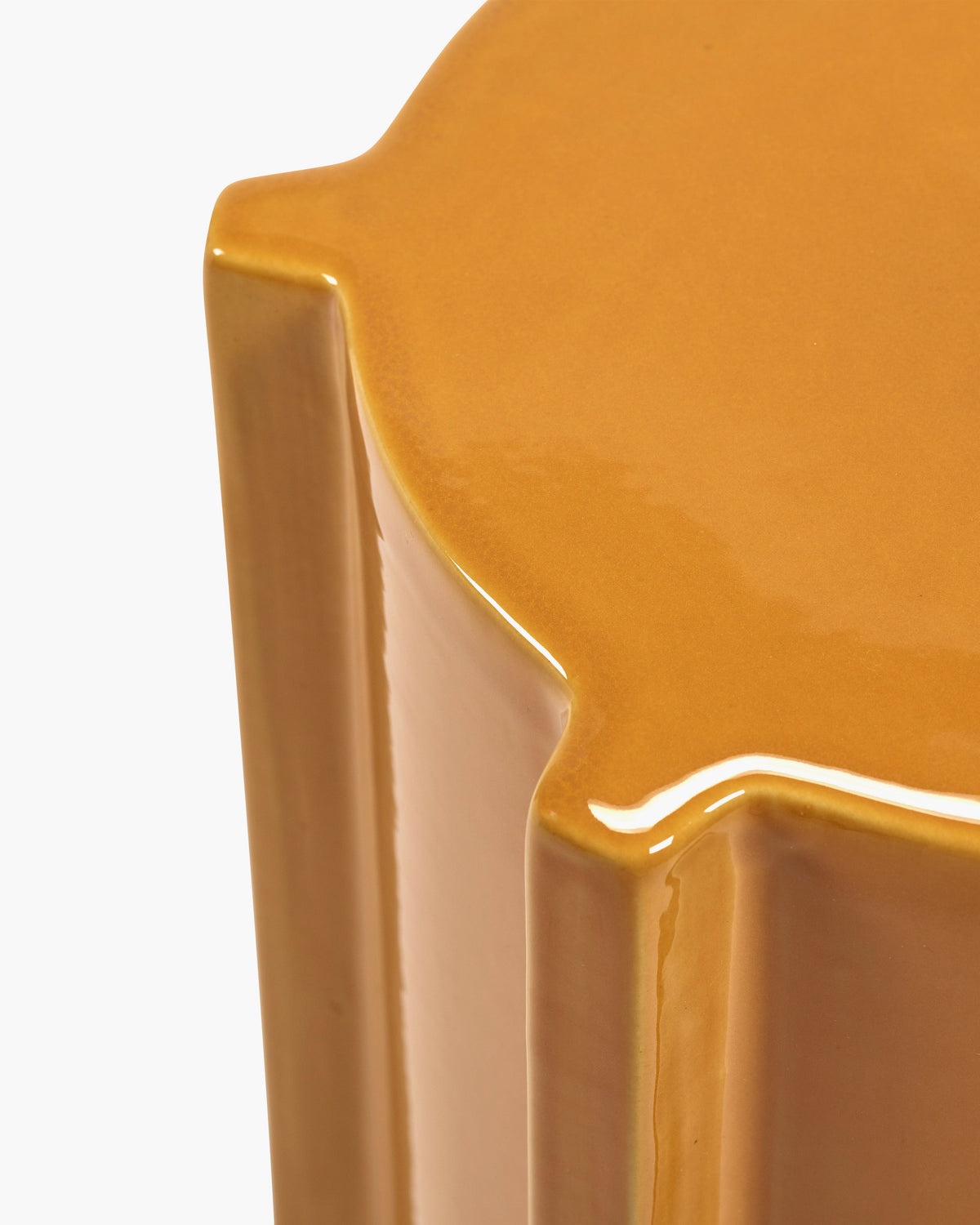 Side Table Ocher Geometrical Pawn – Serax – view 4