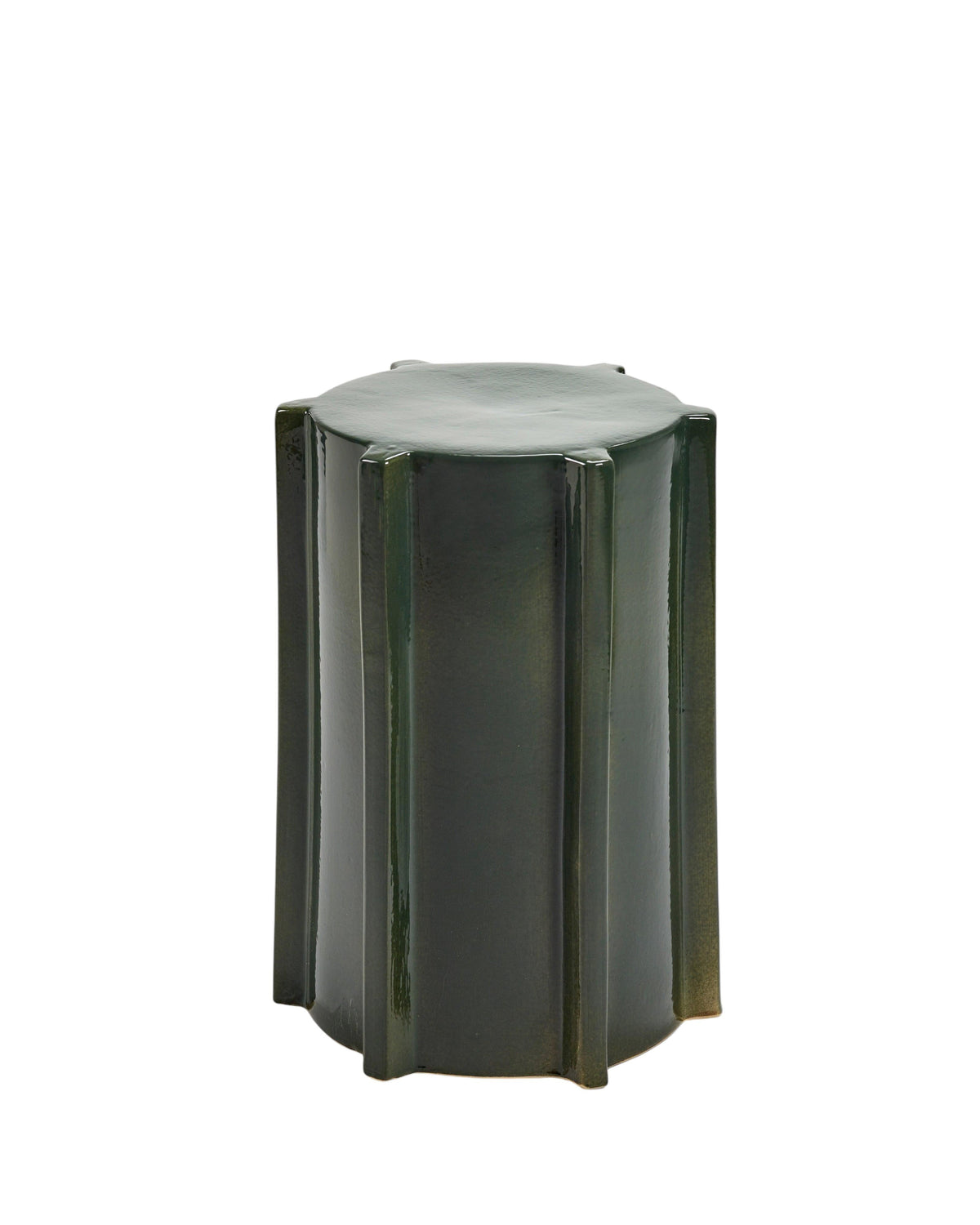 Side Table Dark Green Geometrical Pawn – Serax