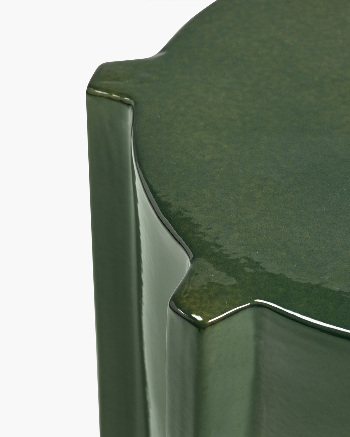 Side Table Dark Green Geometrical Pawn – Serax – view 4