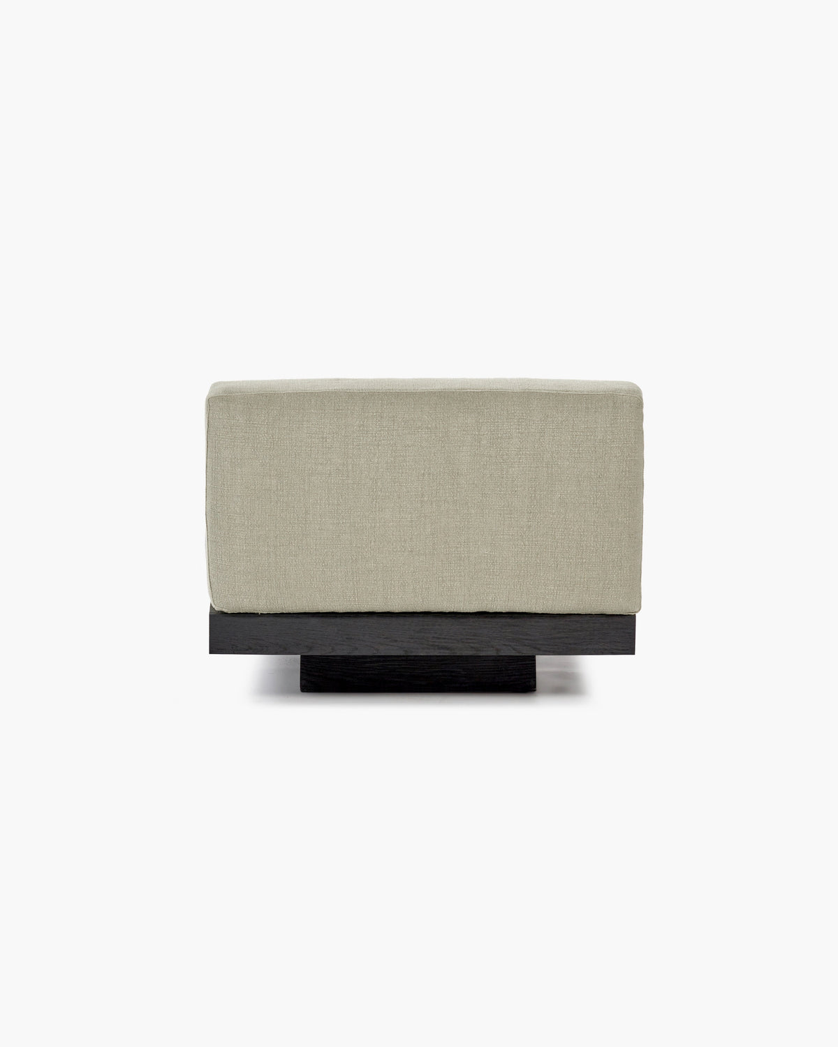 1-Sitzer-Sofa inkl. Kissen für innen Sand – Schwarz Rudolph – Serax – Ansicht 3
