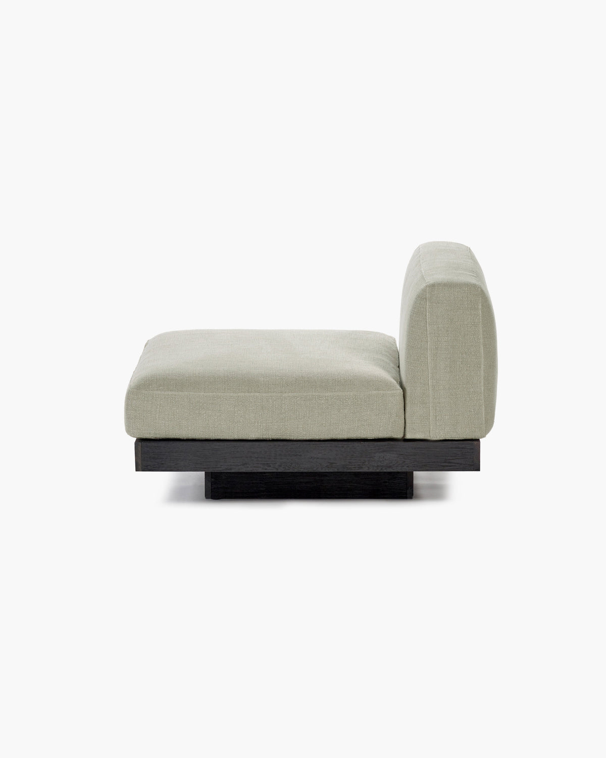 1-Sitzer-Sofa inkl. Kissen für innen Sand – Schwarz Rudolph – Serax – Ansicht 4