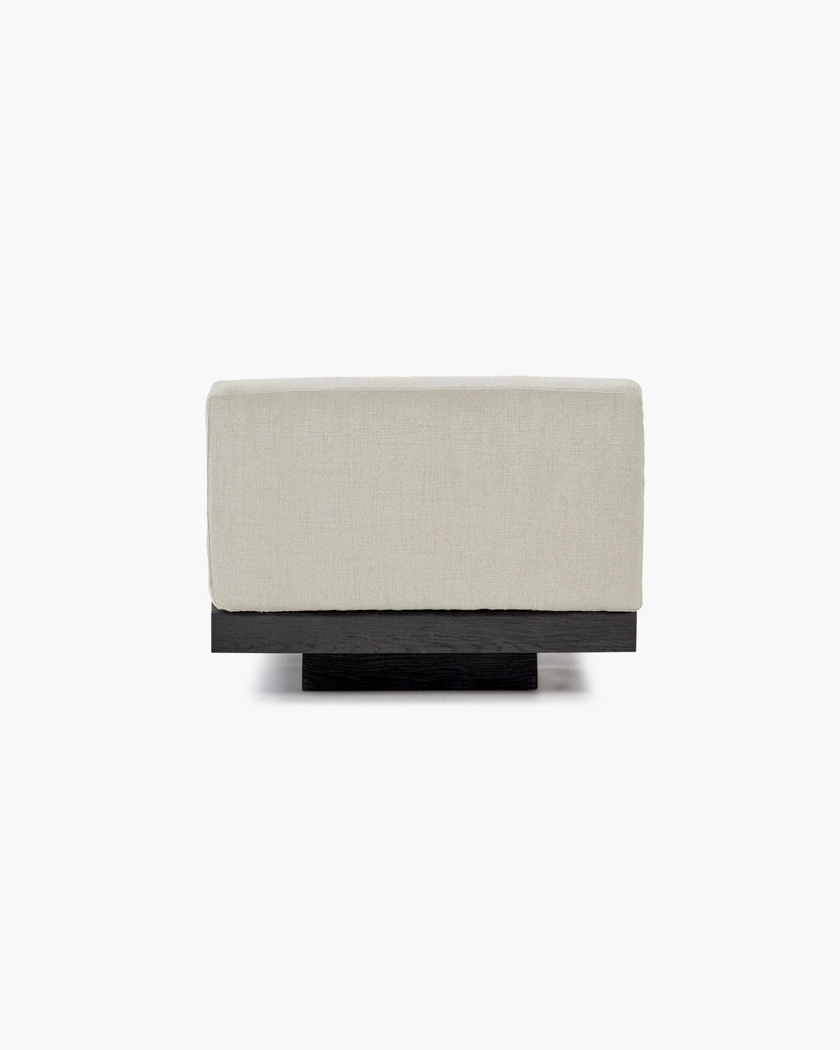 Bench One Seater incl. Cushion Indoor Beige – Black Rudolph – Serax – view 3