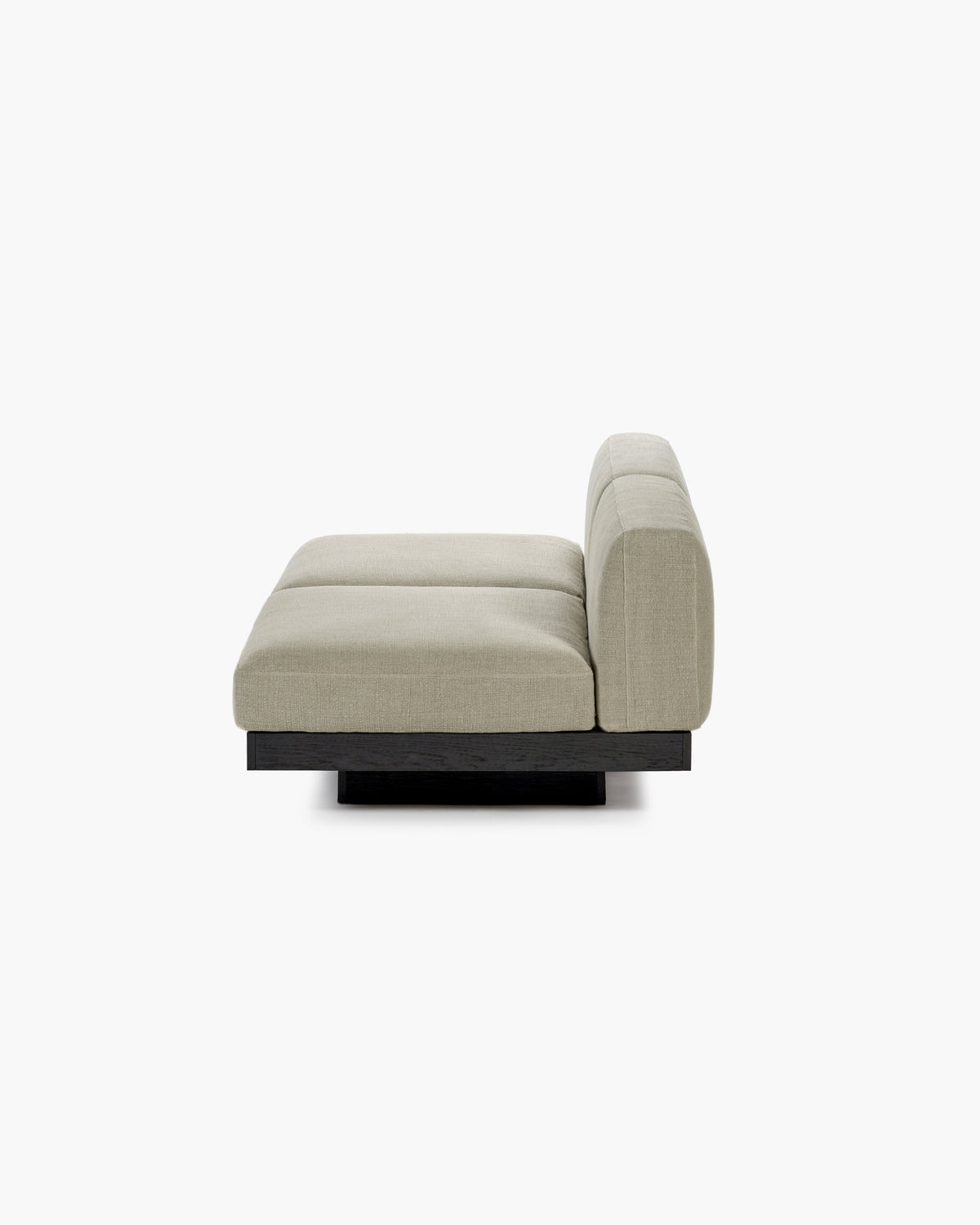 2-Sitzer-Sofa inkl. Kissen für innen Sand – Schwarz Rudolph – Serax – Ansicht 3