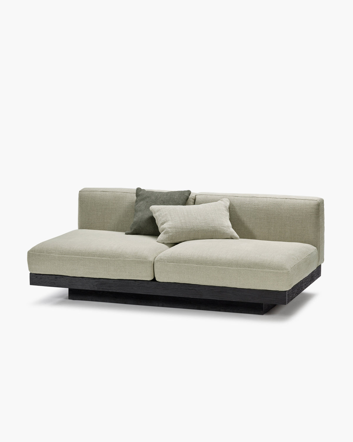 2-Sitzer-Sofa inkl. Kissen für innen Sand – Schwarz Rudolph – Serax – Ansicht 4