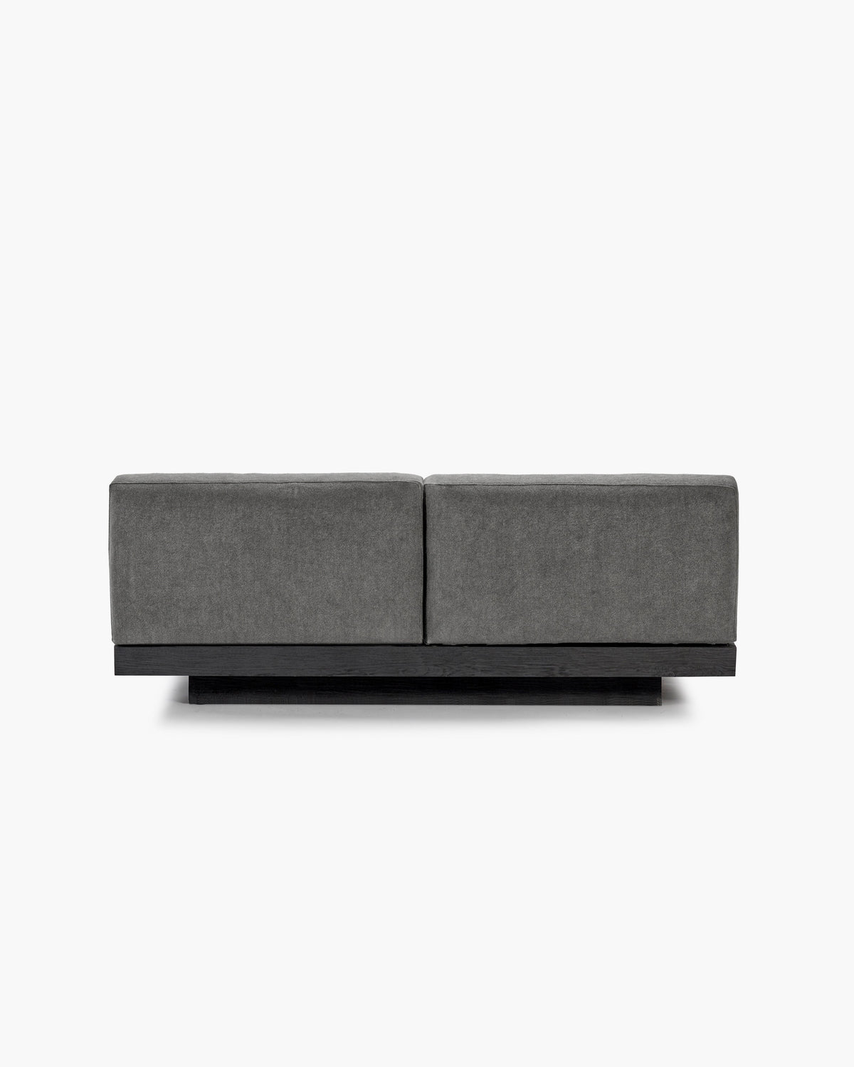 Bench Two Seater incl. Cushion Indoor Smoke – Black Rudolph – Serax – view 4