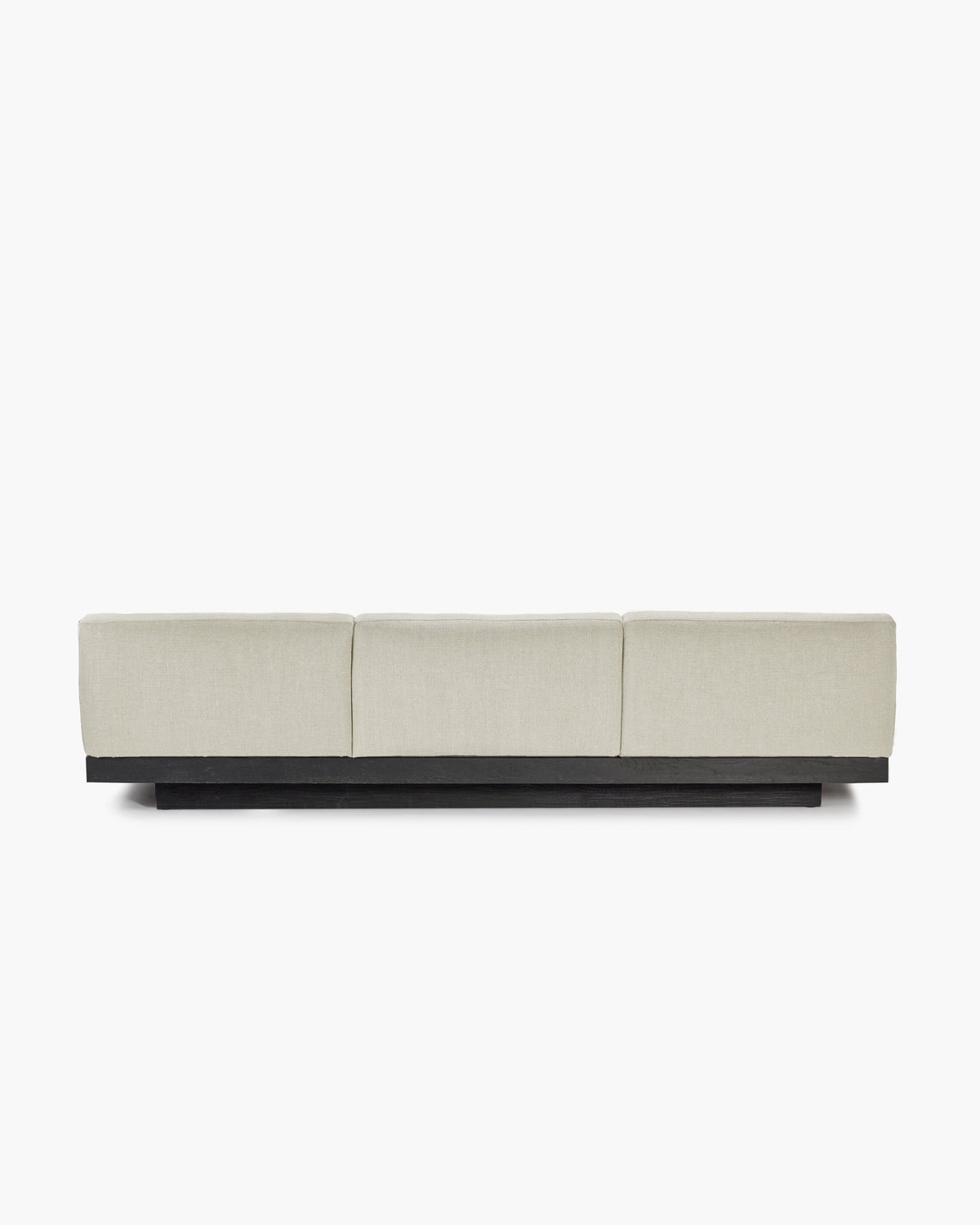 Bench Three Seater incl. Cushion Indoor Beige – Black Rudolph – Serax – view 3