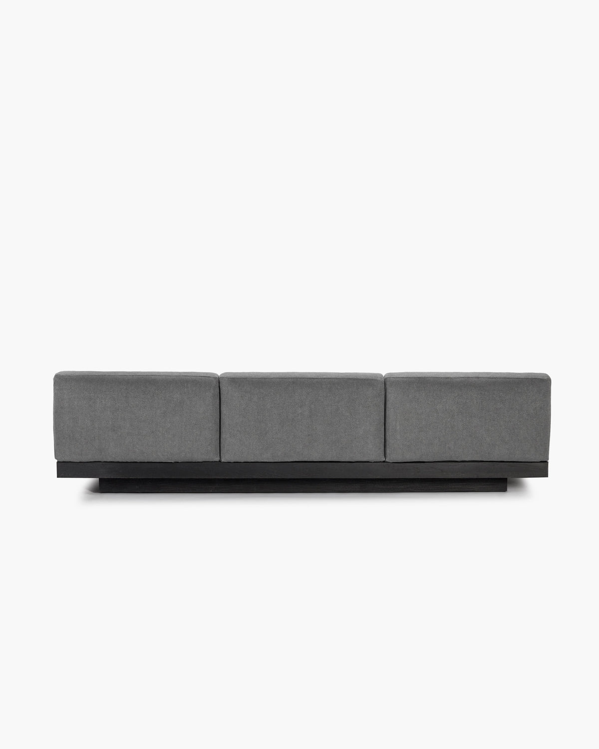 Bench Three Seater incl. Cushion Indoor Smoke – Black Rudolph – Serax – view 4