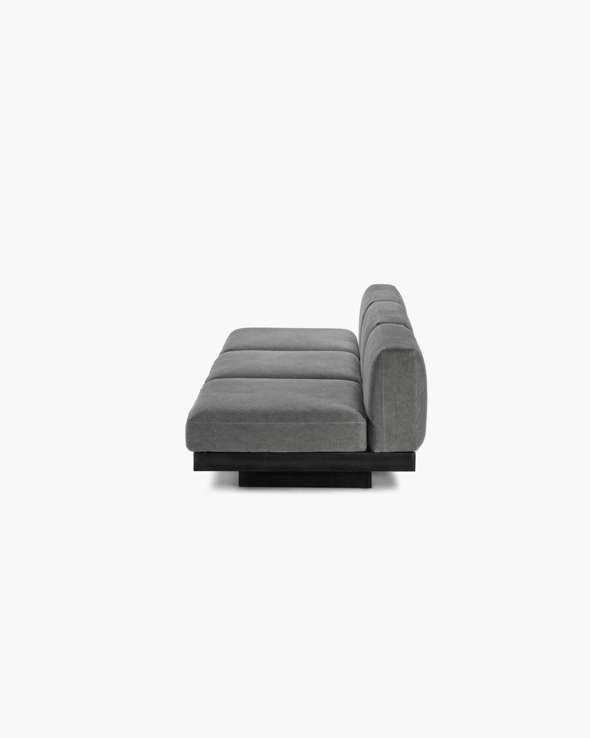 Bench Three Seater incl. Cushion Indoor Smoke – Black Rudolph – Serax – view 5