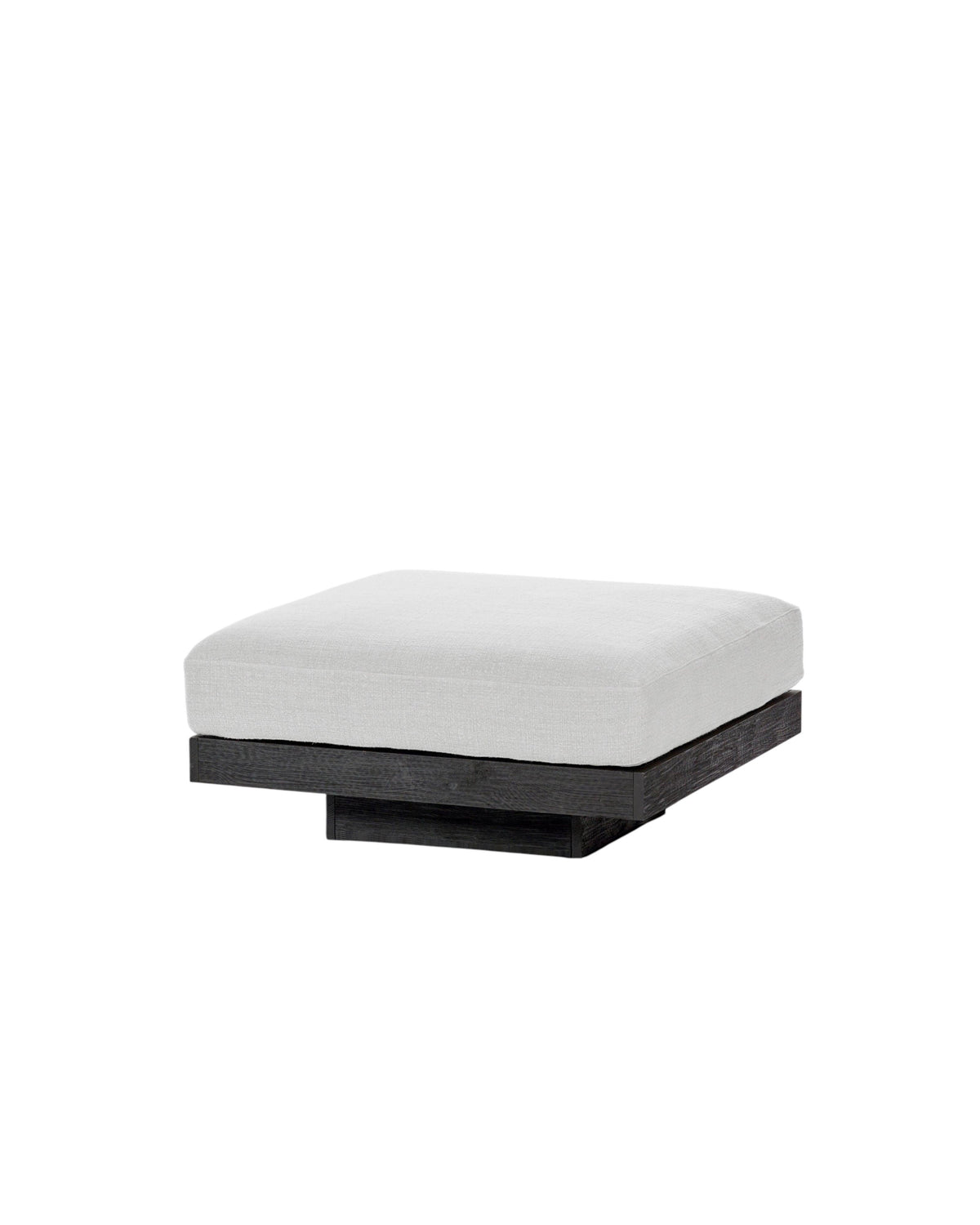 Ottoman incl. Cushion Indoor Off-White – Black Rudolph – Serax