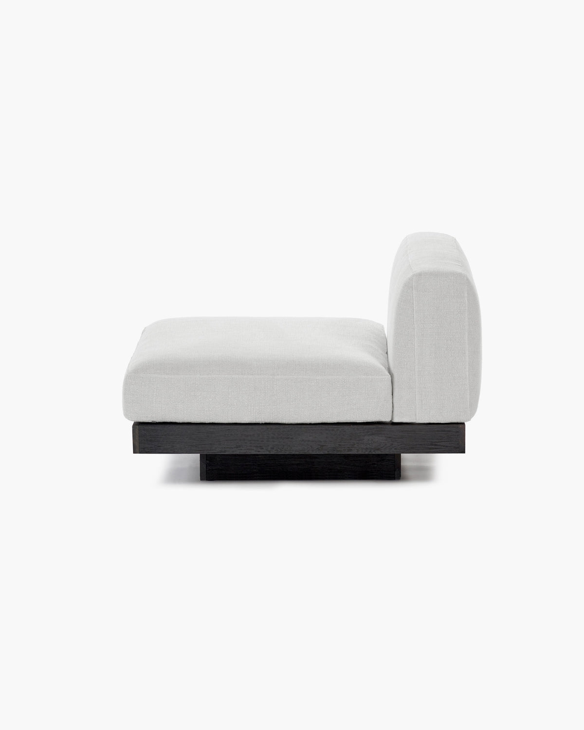 Bench One Seater incl. Cushion Indoor Off-White – Black Rudolph – Serax – view 4