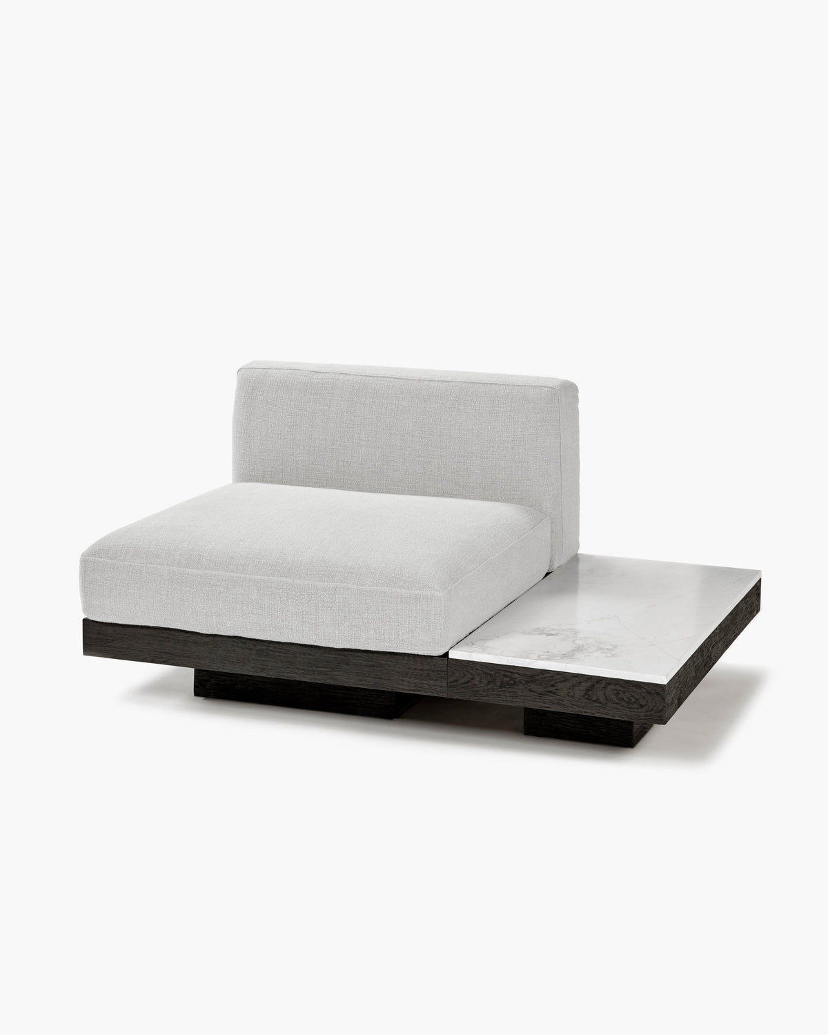 Bench One Seater incl. Cushion Indoor Off-White – Black Rudolph – Serax – view 5