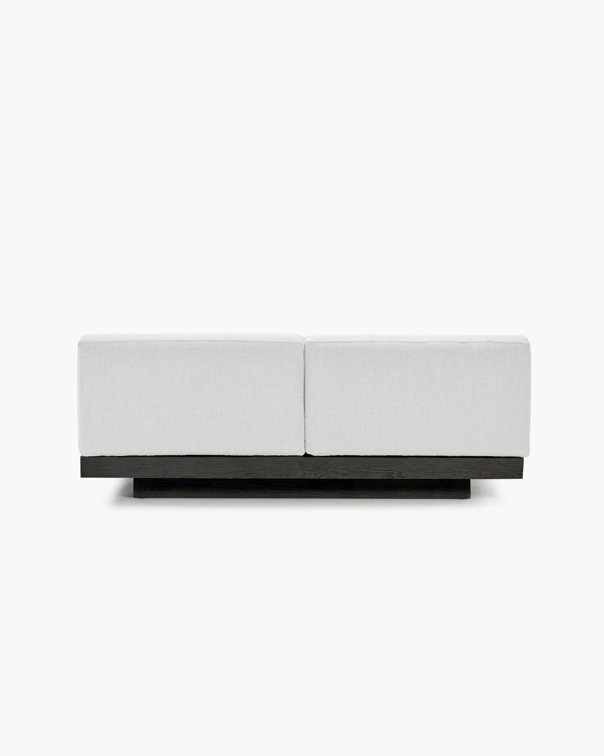 Bench Two Seater incl. Cushion Indoor Off-White – Black Rudolph – Serax – view 3