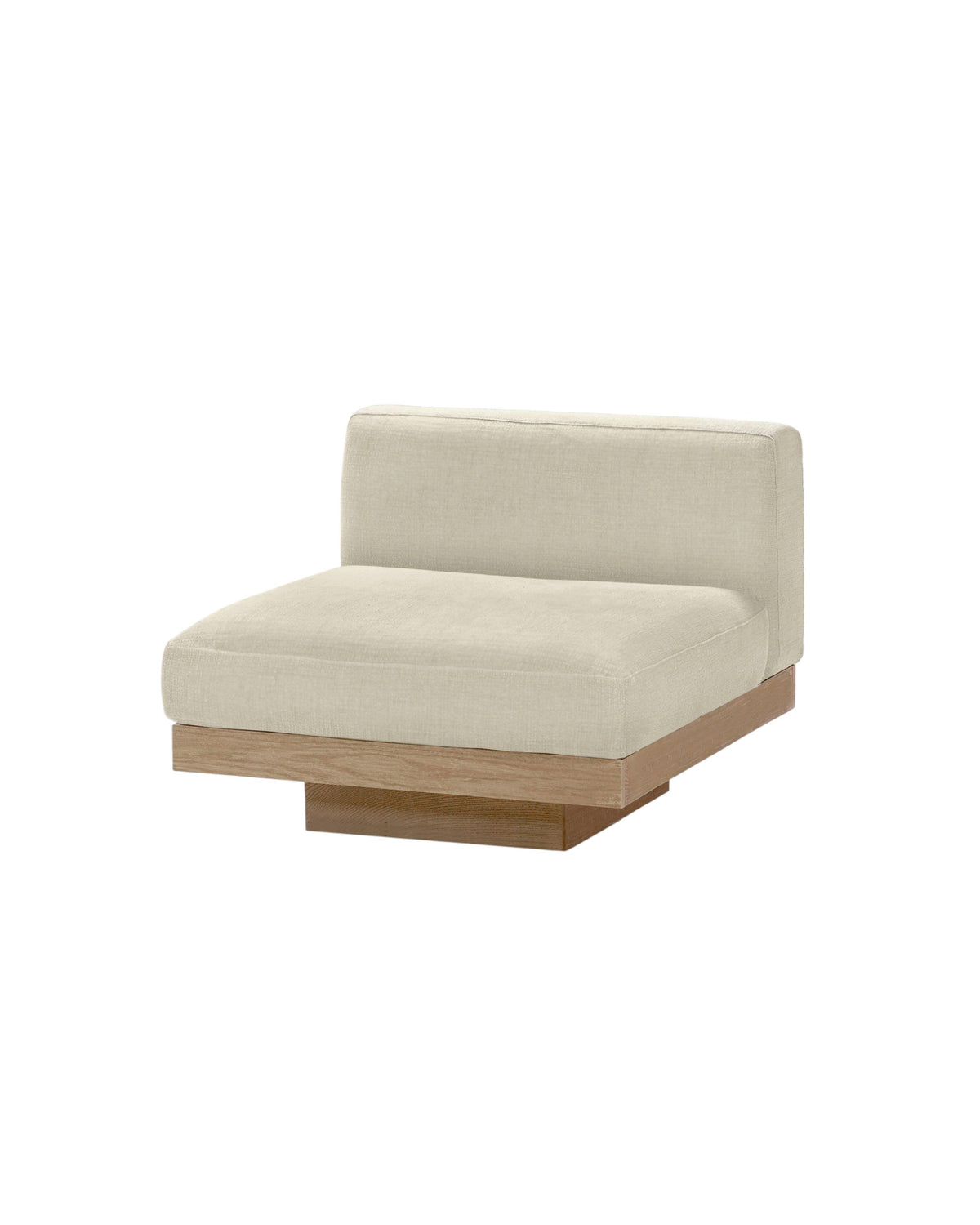 Bench One Seater incl. Cushion Outdoor Chalk Rudolph – Serax