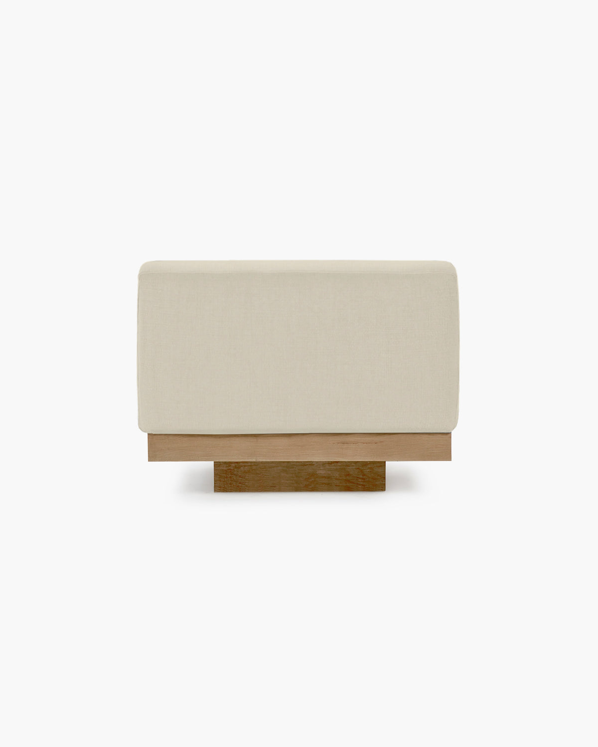 Bench One Seater incl. Cushion Outdoor Chalk Rudolph – Serax – view 3