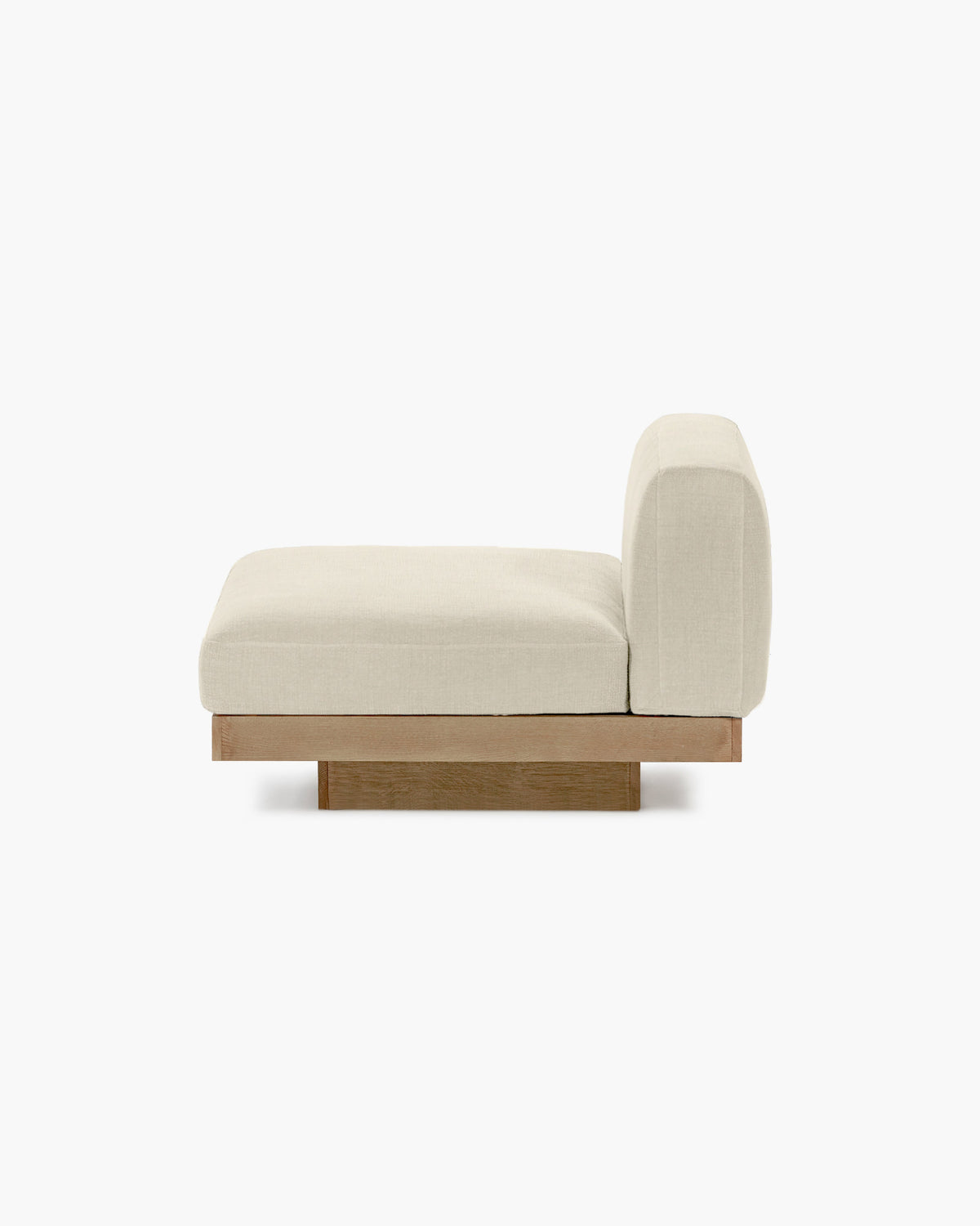 Bench One Seater incl. Cushion Outdoor Chalk Rudolph – Serax – view 4
