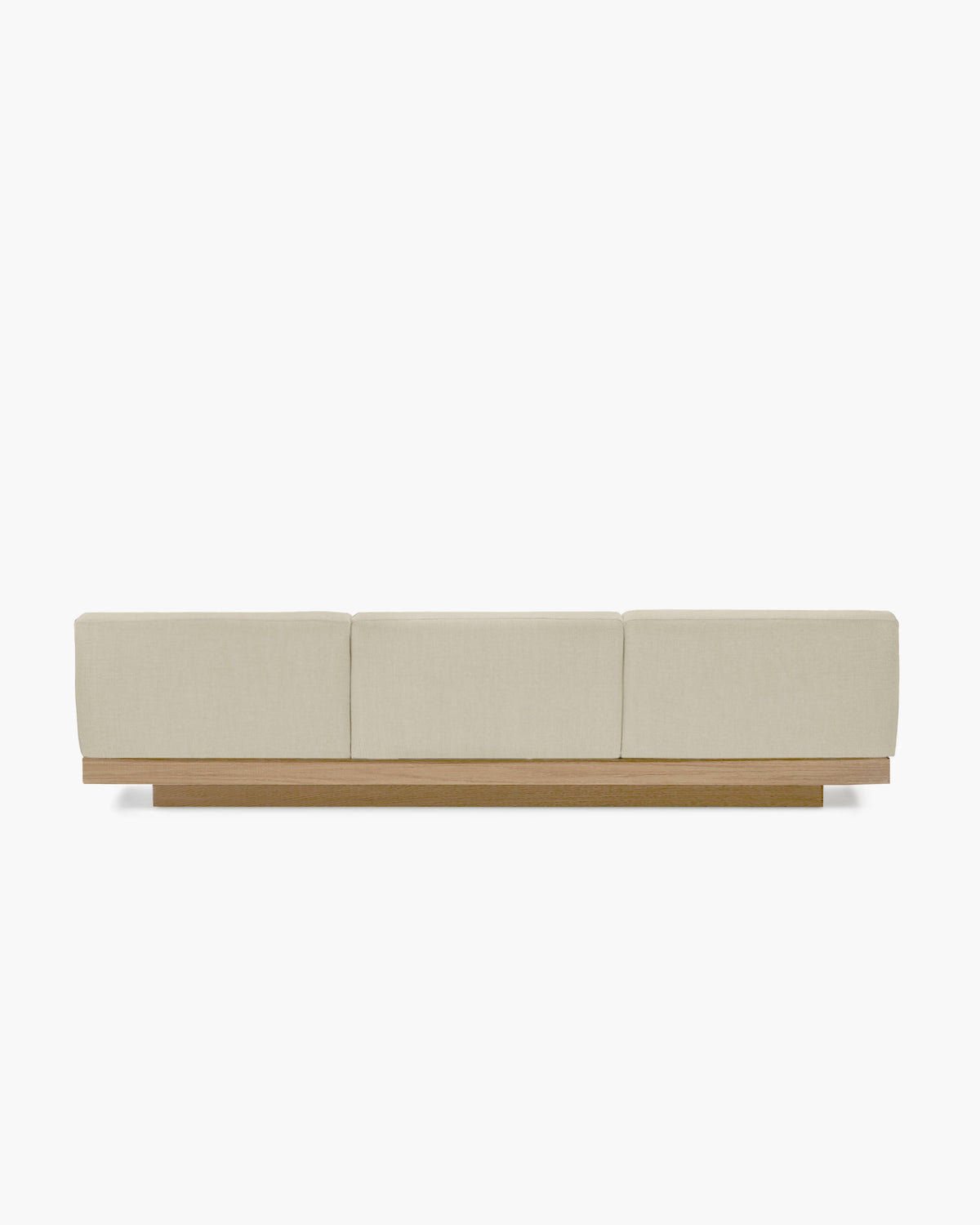 Bench Three Seater incl. Cushion Outdoor Chalk Rudolph – Serax – view 3