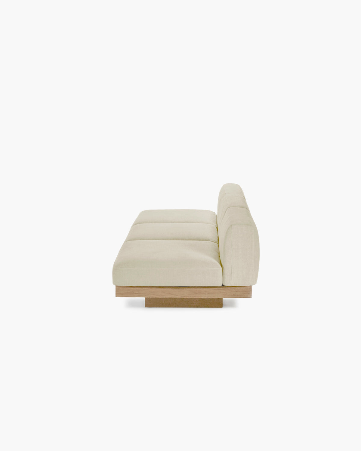 Bench Three Seater incl. Cushion Outdoor Chalk Rudolph – Serax – view 4