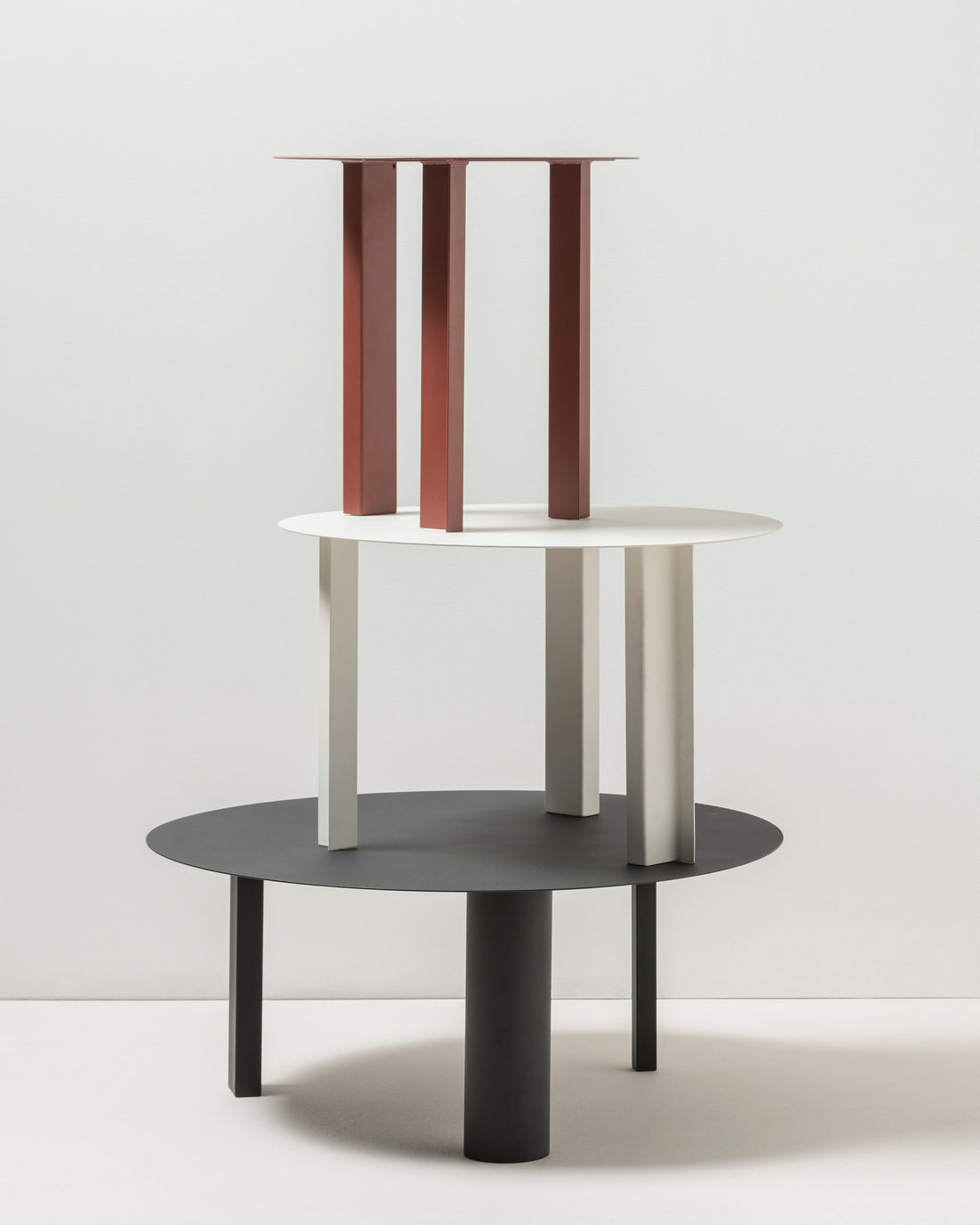 Side Table M Cream Tubes